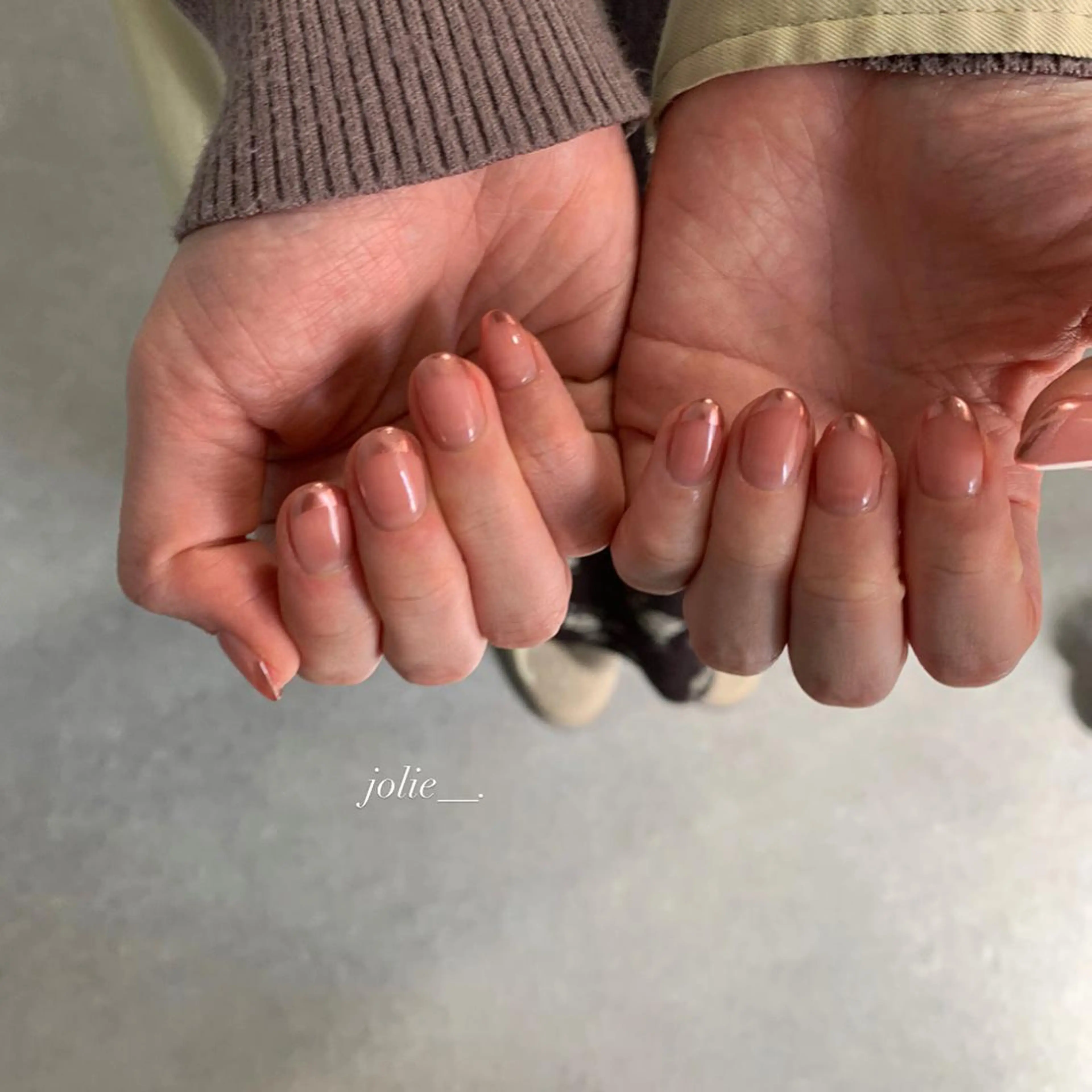 ネイル ミラーネイル jolie nailのネイルデザイン