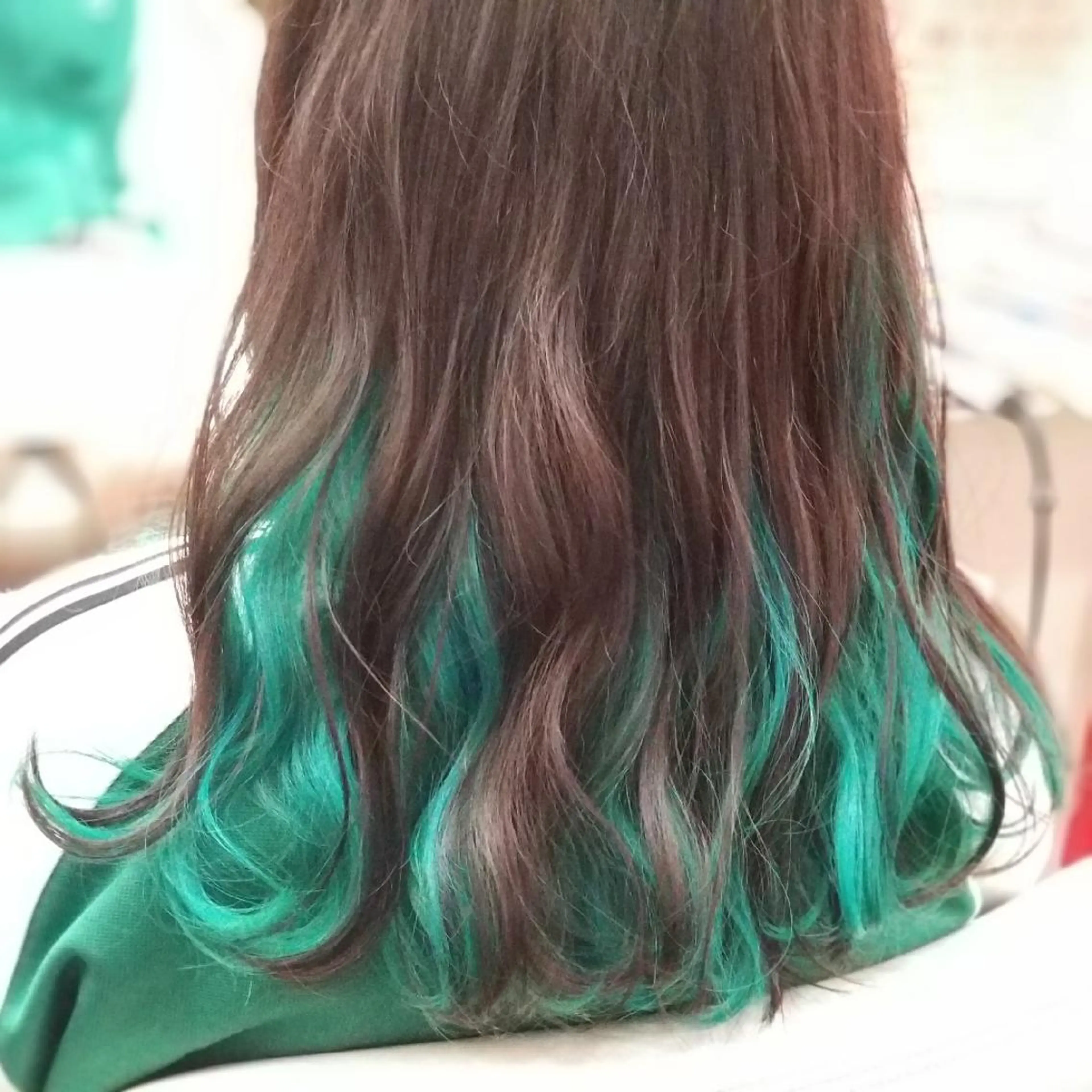 セミロング 植田 /エクステ /ブリーチ/髪質改善のヘアスタイル