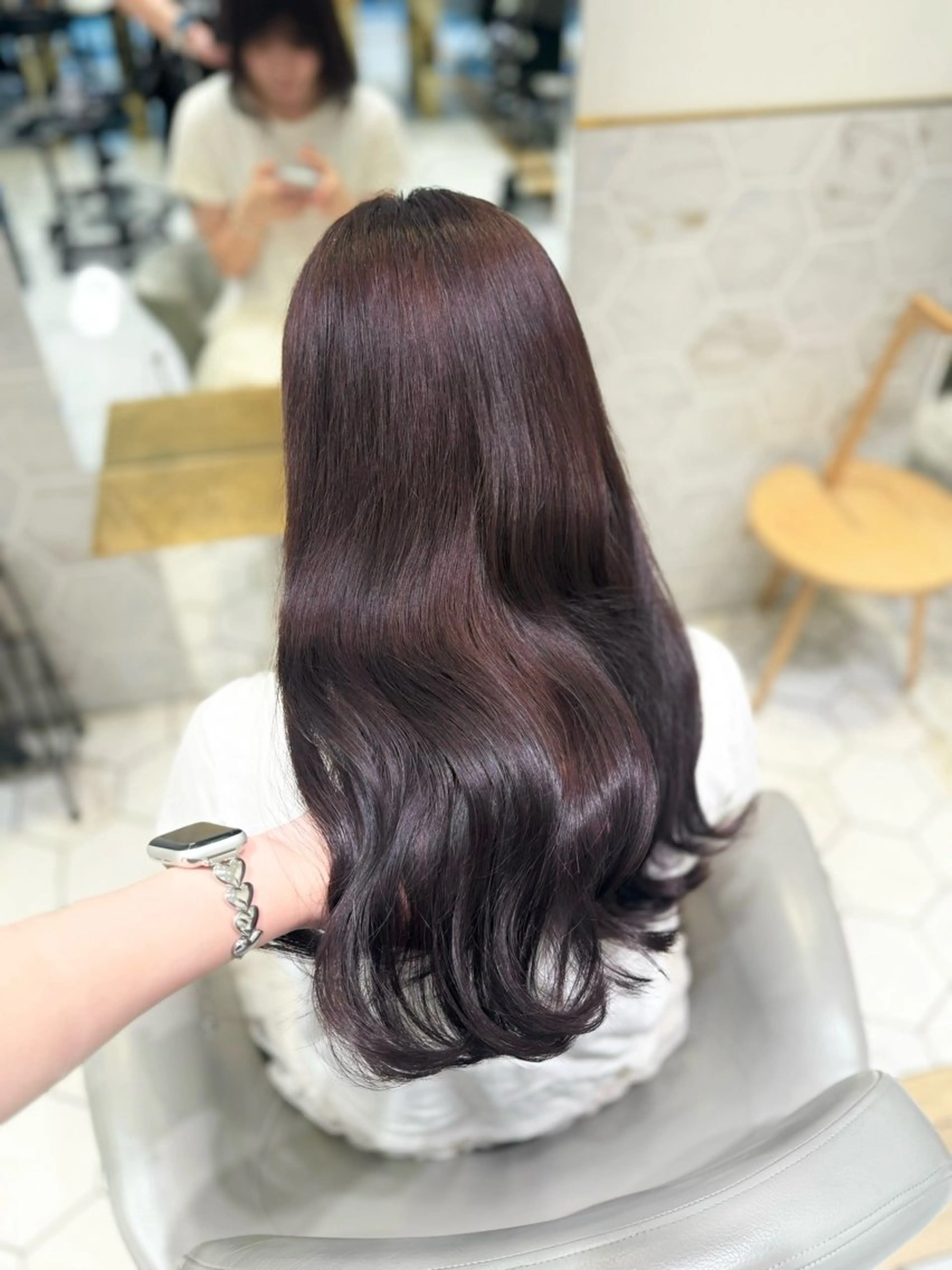 ロング カラー ヘアカラー costes 今井芽依のヘアスタイル