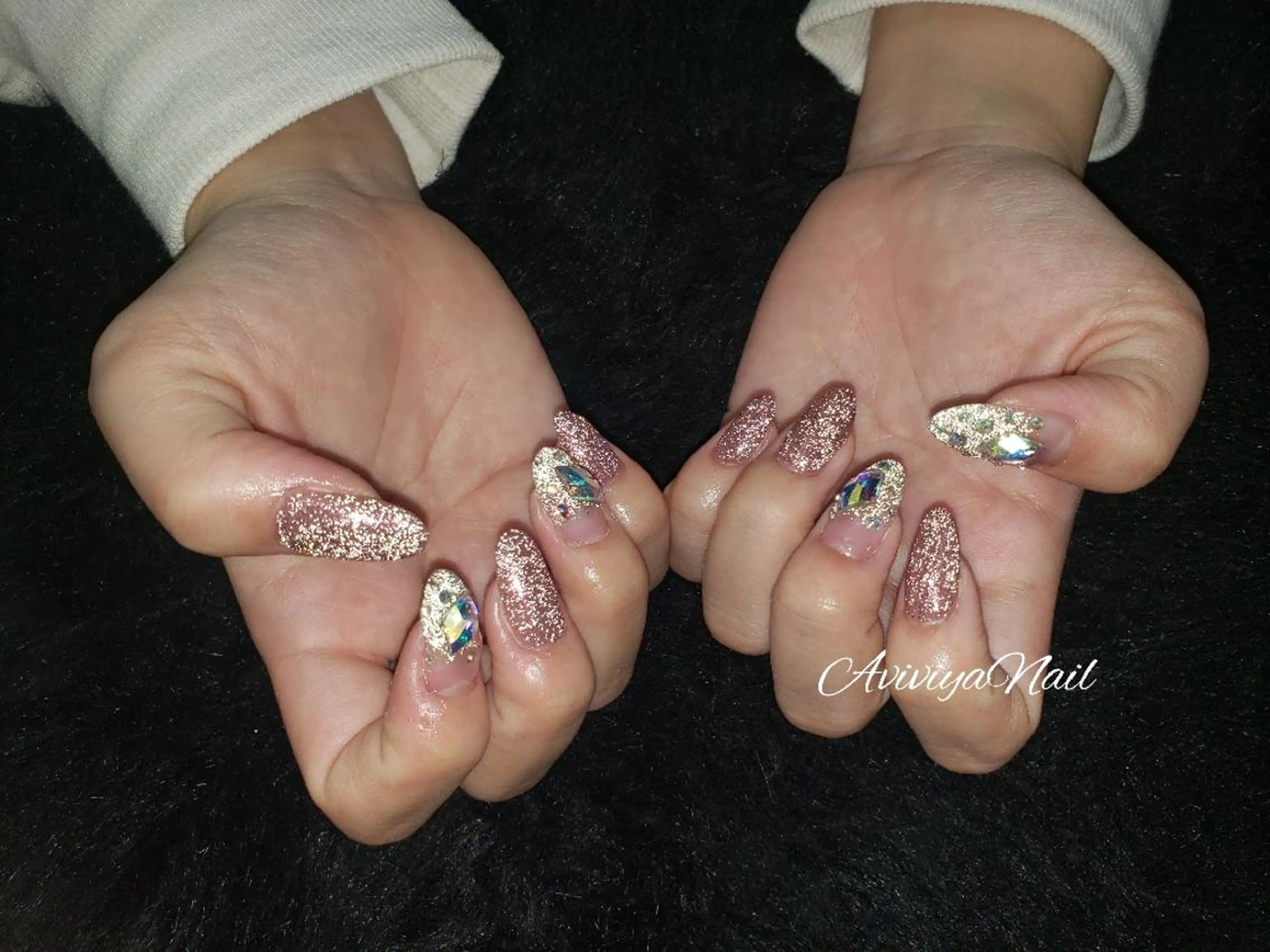 ネイル フラッシュネイル kubo ayaのネイルデザイン