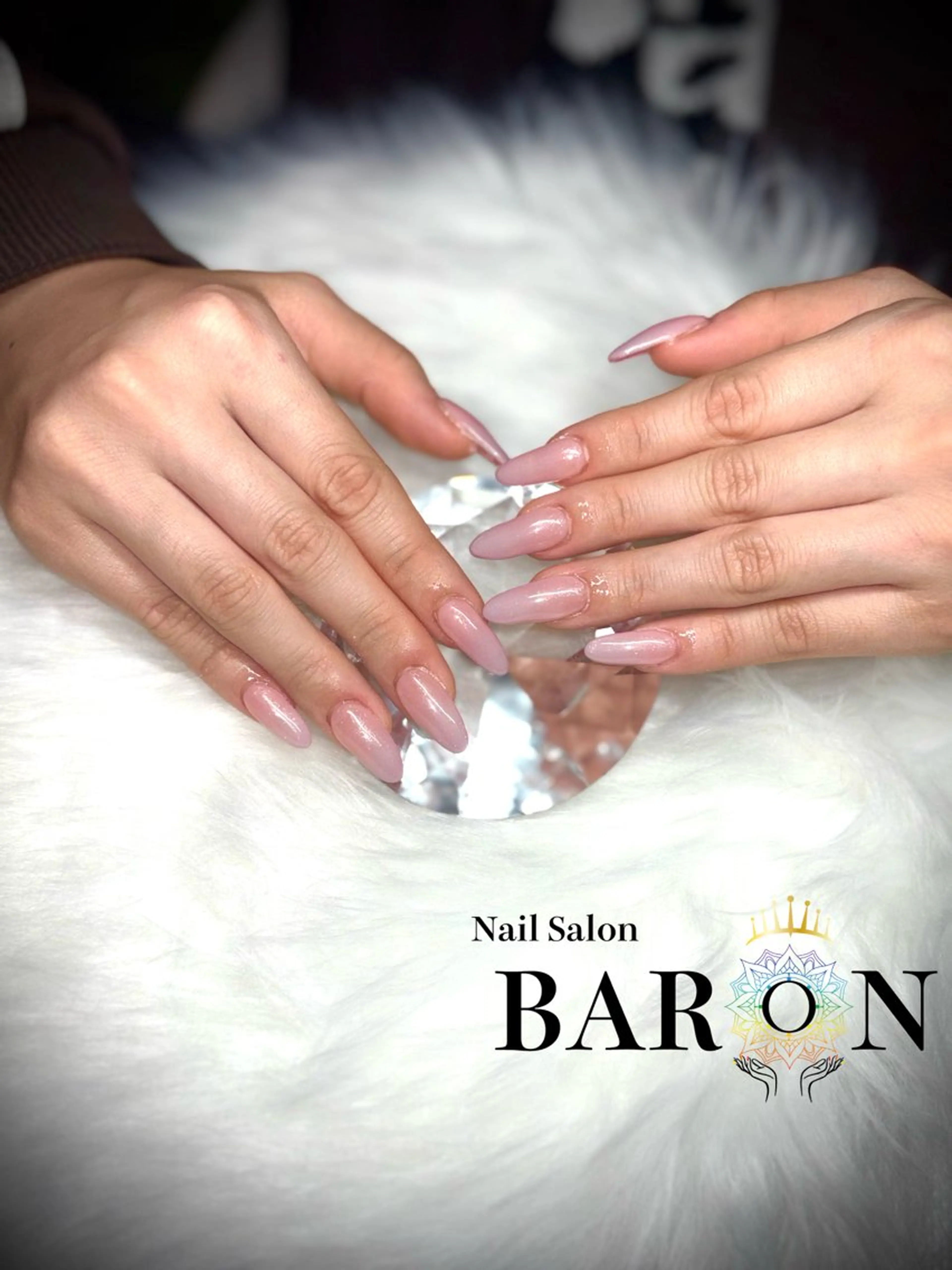 ネイル フレンチネイル スカルプネイル ♛︎BARON♛︎ MASHIROのネイルデザイン