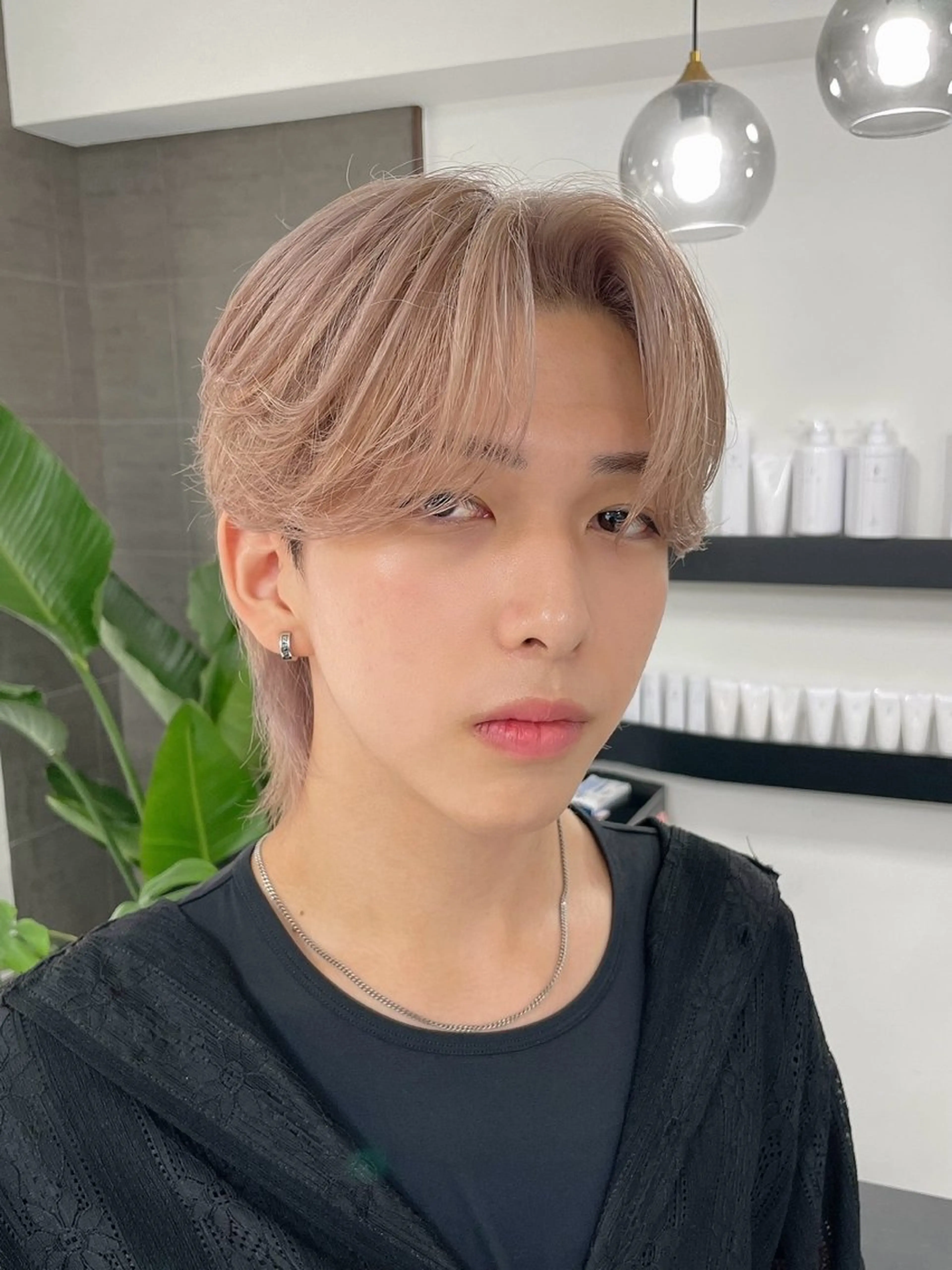 カット+ブリーチ+オンカラーの写真