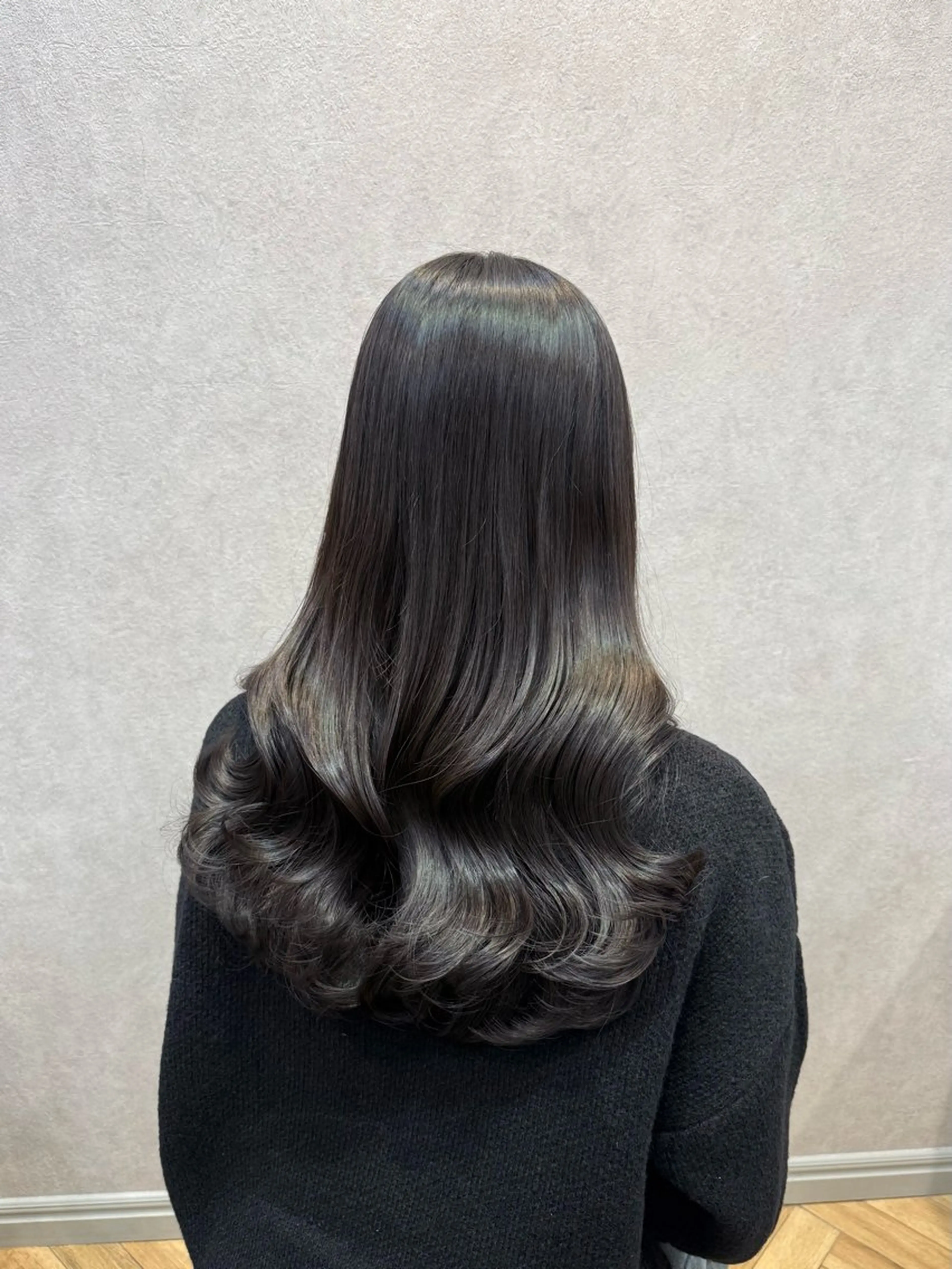 ロング 韓国風ヘア 韓国ヘア/艶髪/ 透明感カラー/つぐみのヘアスタイル
