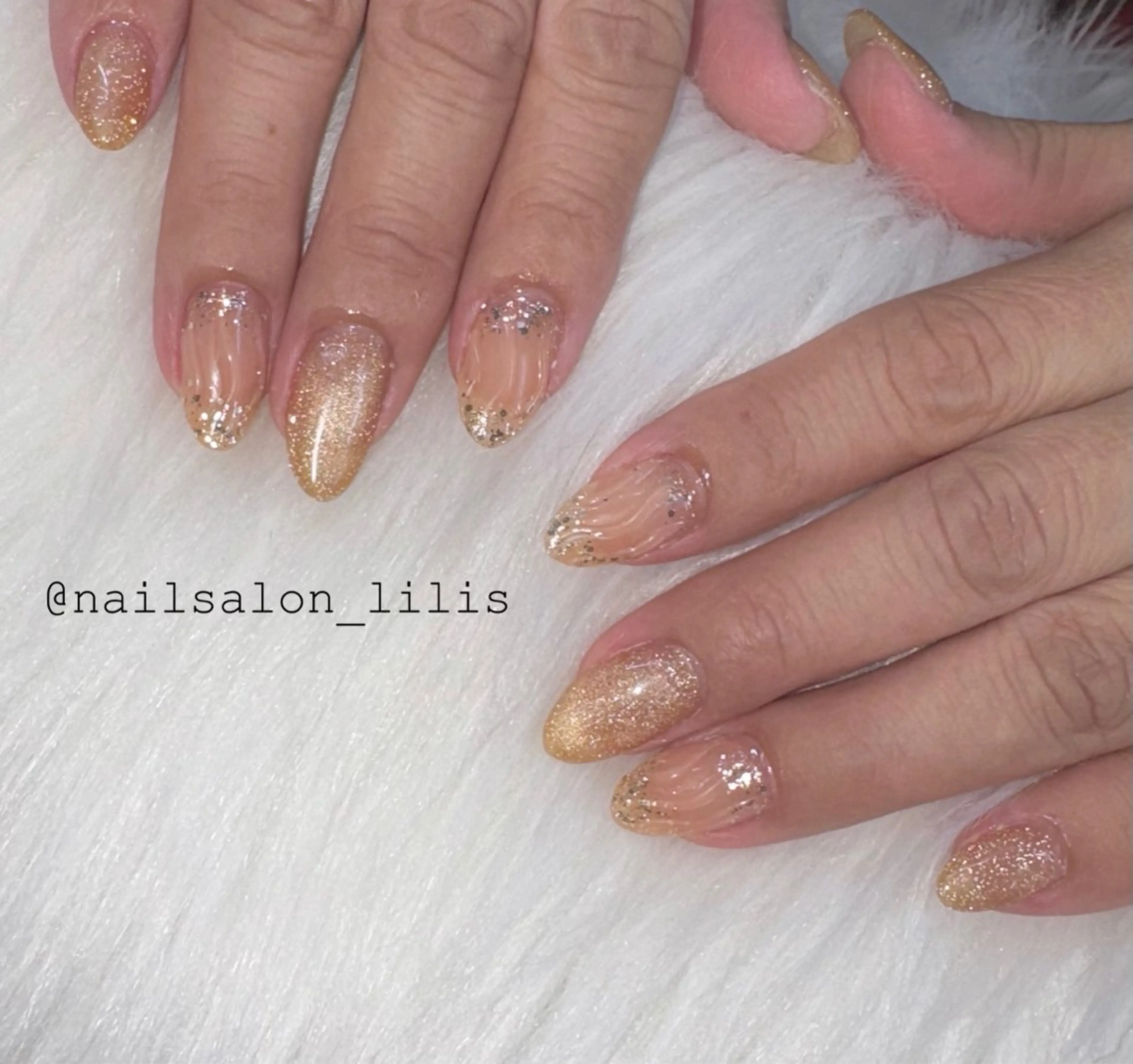 ネイル オレンジ nailsalon lilis所属・nailsalon Lilisのネイルデザイン
