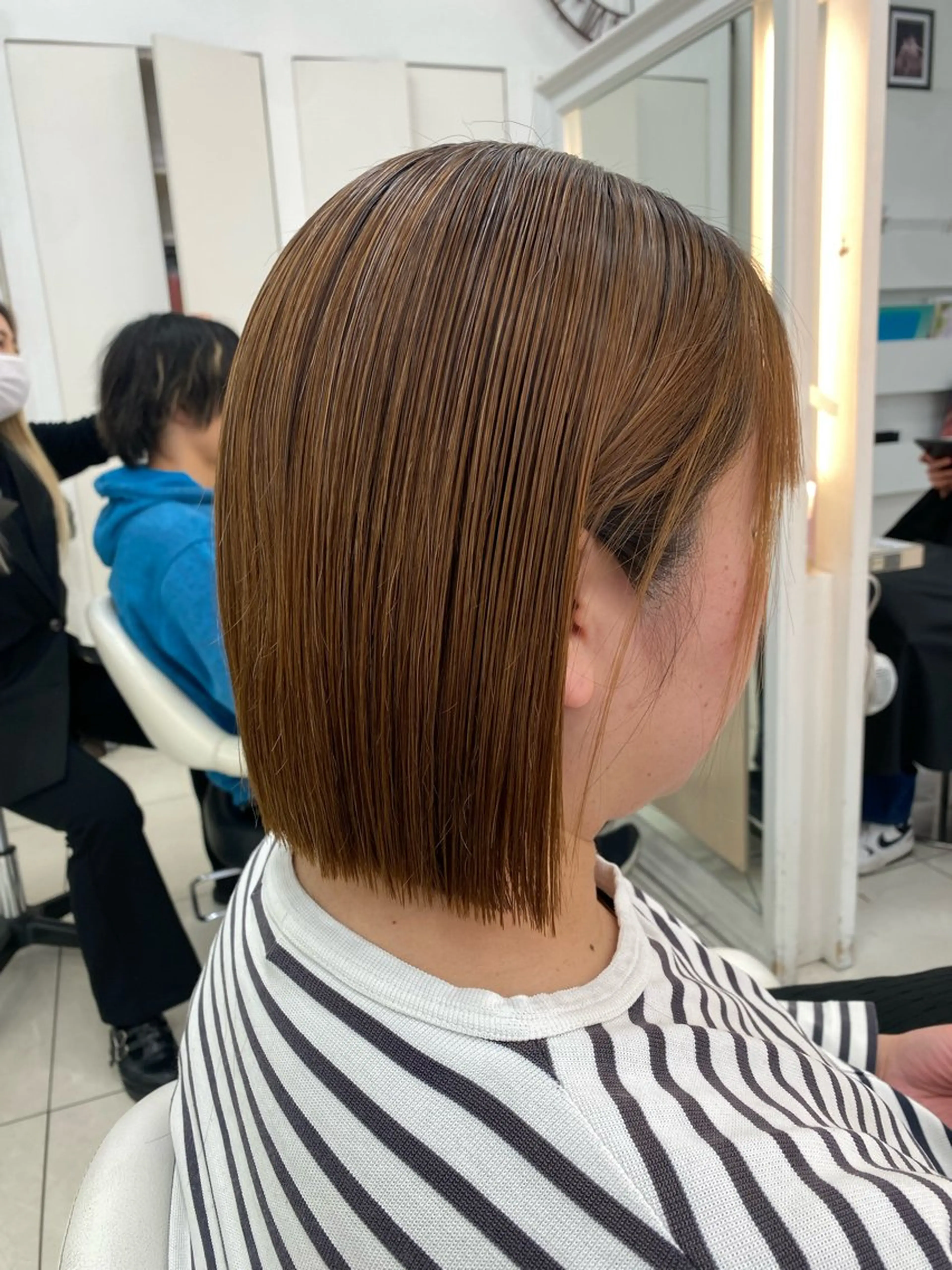 ショート 縮毛矯正 トリートメント 🌼上水流 彩乃🌼のヘアスタイル