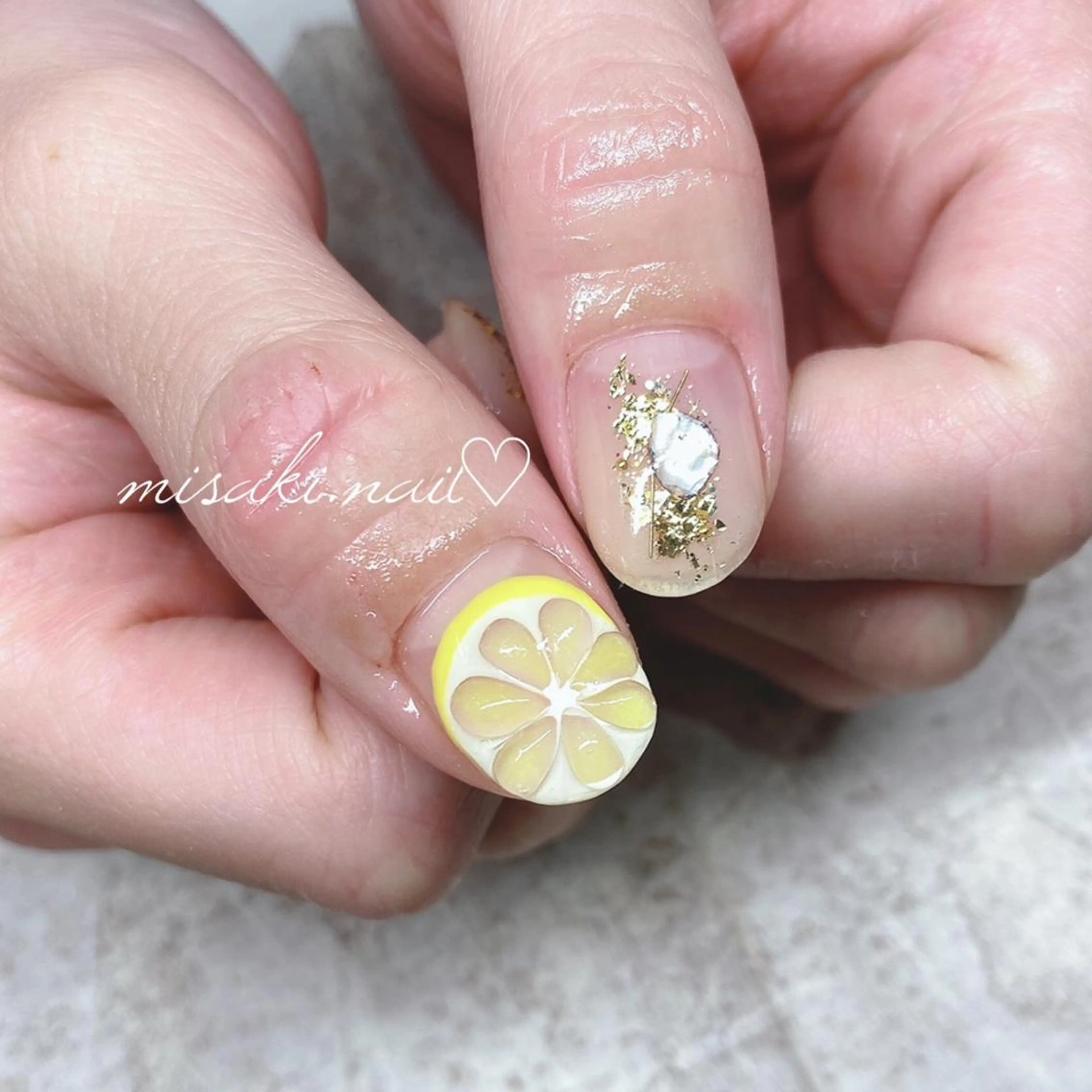 ネイル 韓国ネイル ワンホンネイル ハンドネイル nailsalon miinailsのネイルデザイン