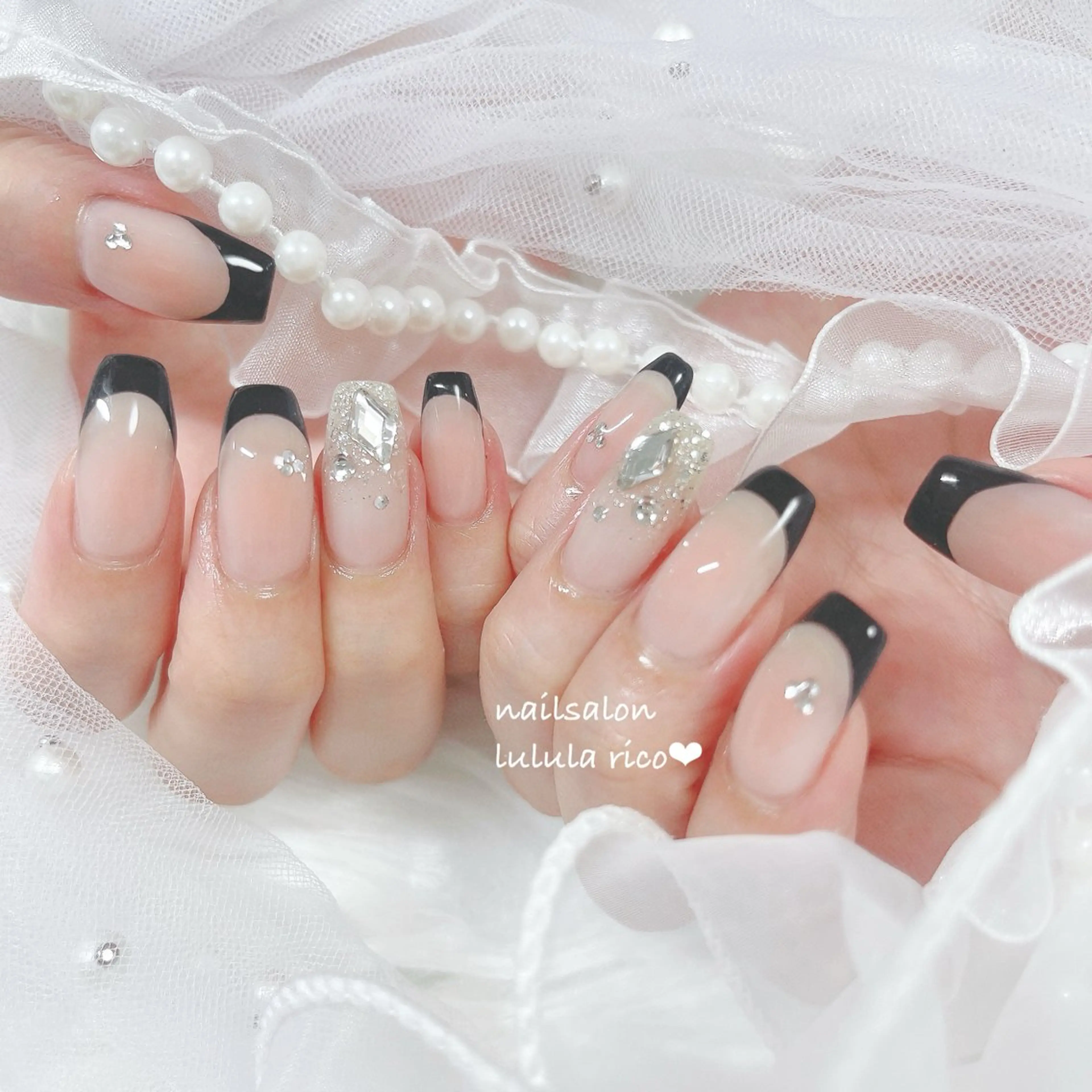 ネイル チークネイル フレンチネイル 持ち込み lulula ricoのエステ・リラクイメージ