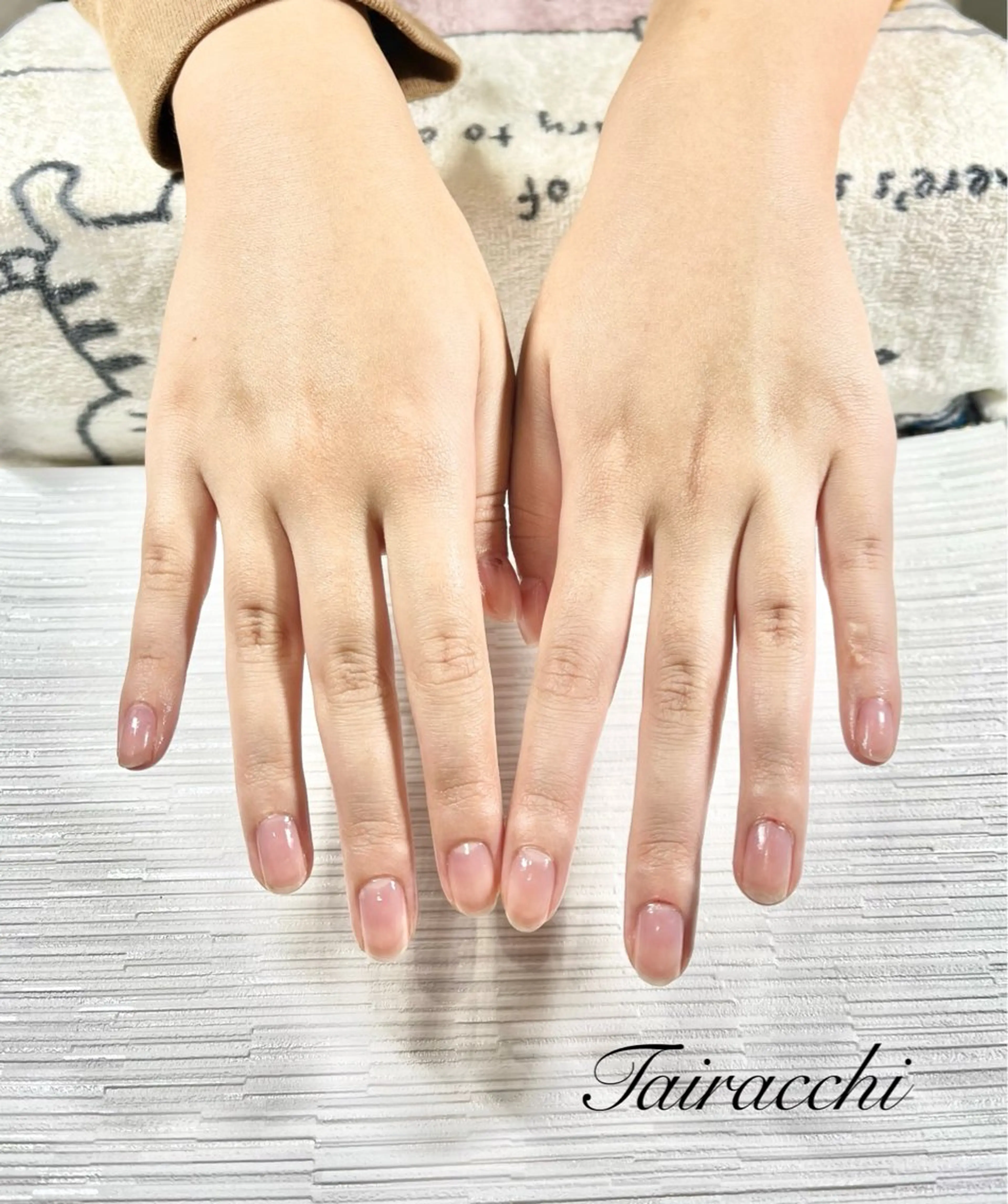 ネイル 長さ出し ジェルネイル ハンドケア Tairacchi タイラッチのエステ・リラクイメージ