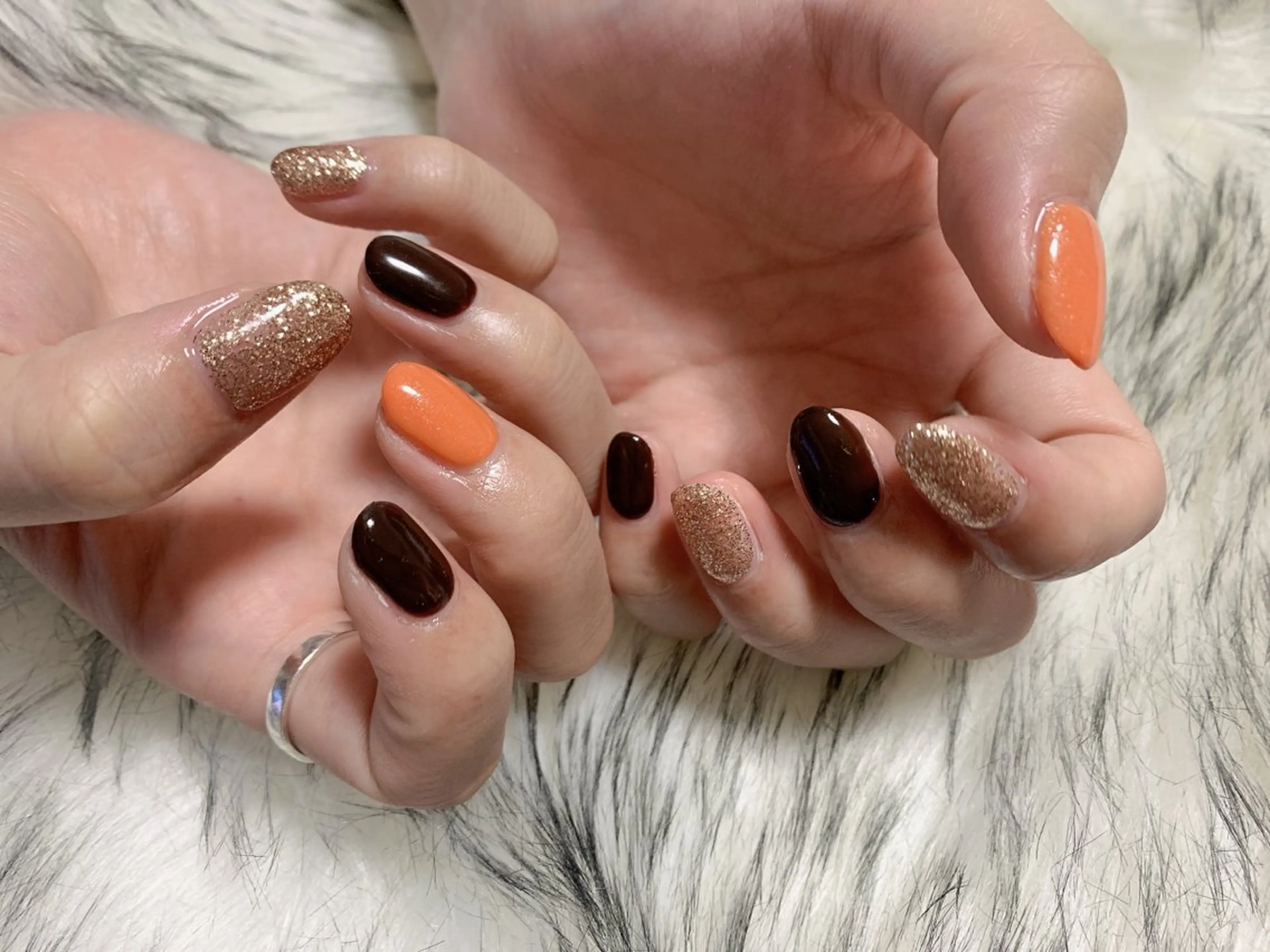 ネイル ジェルネイル 韓国ネイル メンズネイル ワンカラーネイル パラジェル kiki nail たまプラーザのネイルデザイン