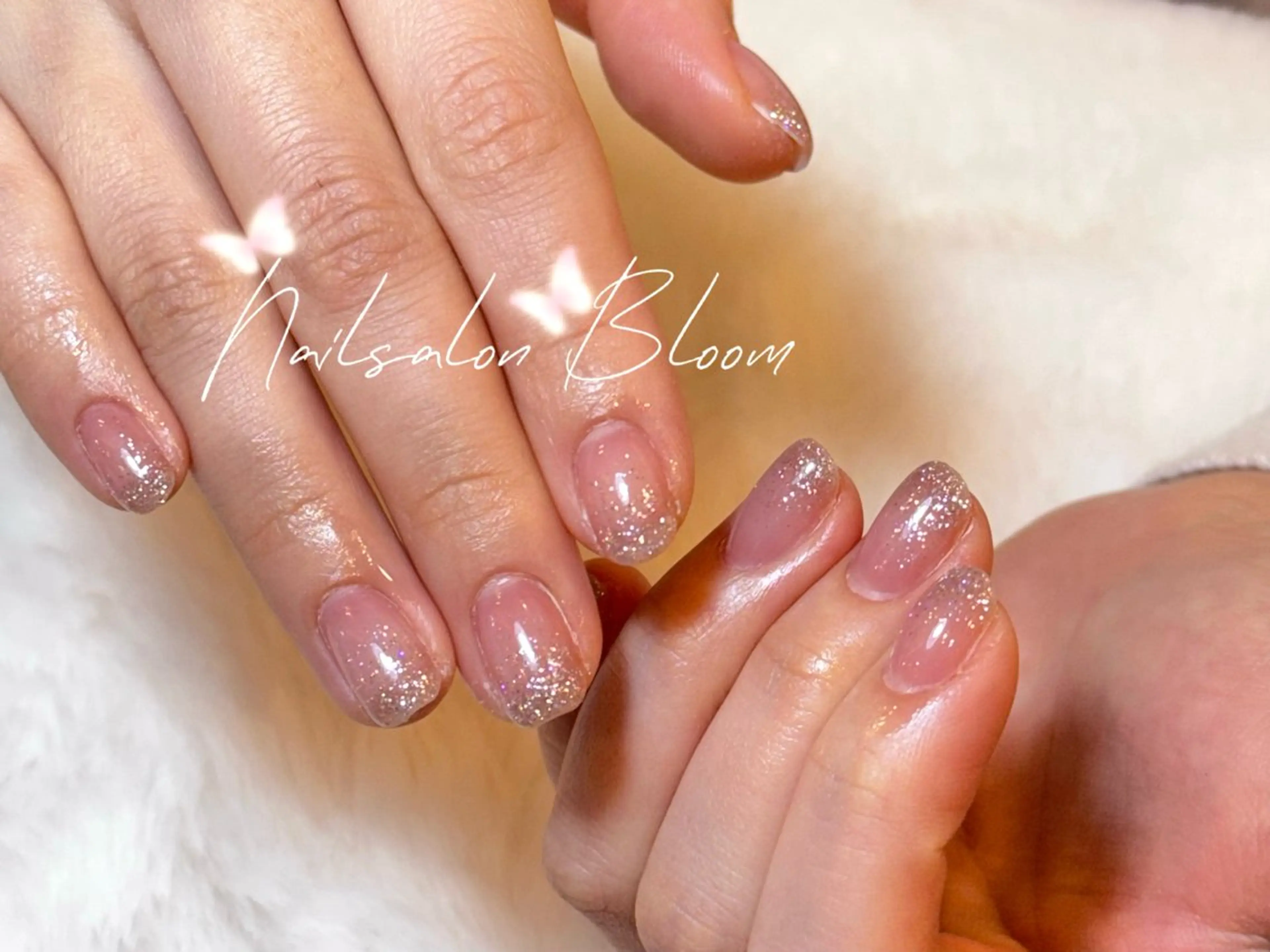 ネイル ラメ(グリッター) ラメグラデーション Nail Salon Bloom横浜西口店のネイルデザイン