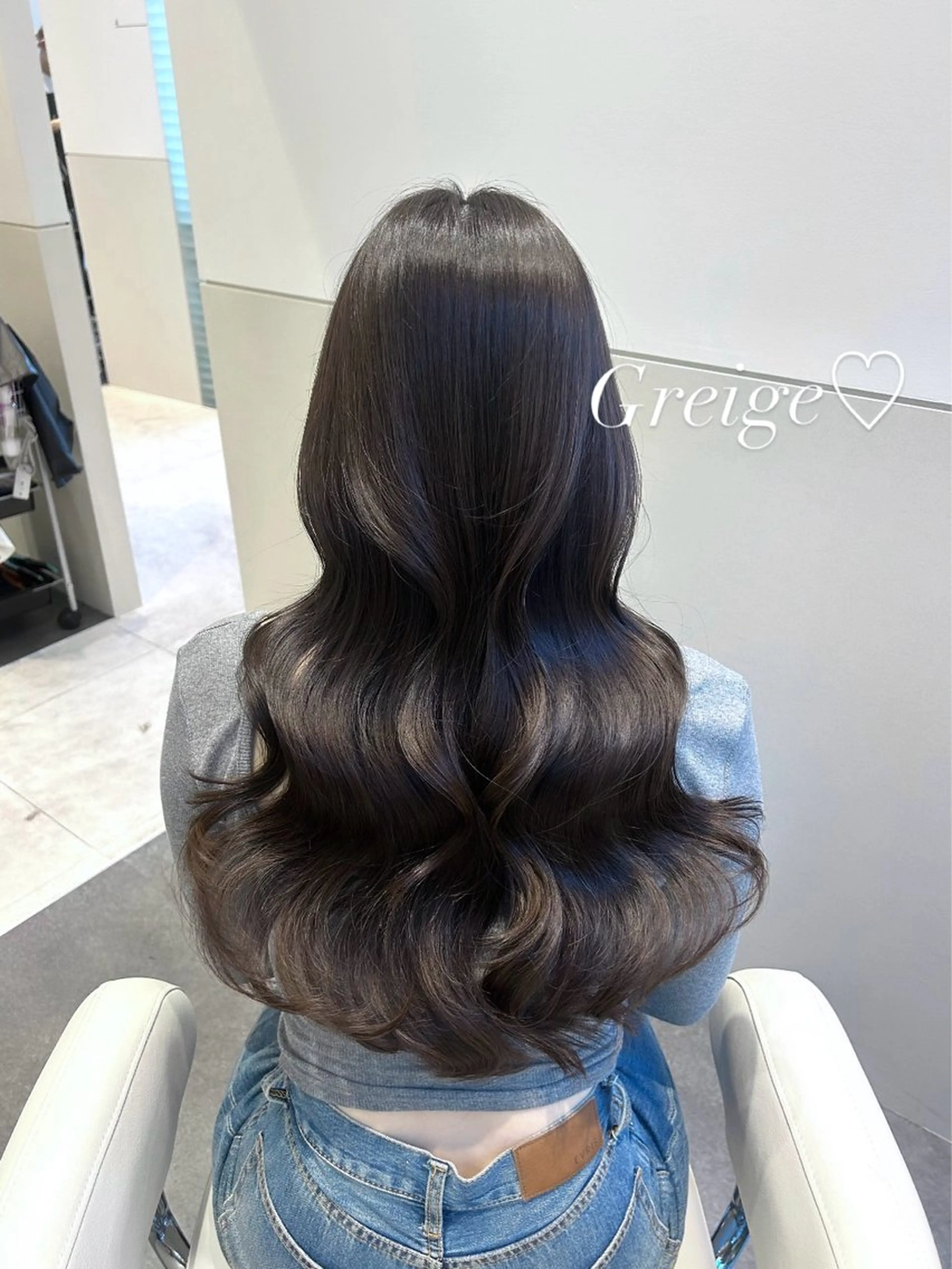 ロング カラー カット ヘアカラー トリートメント 🩷韓国ヘア/ヨシン モリ🩷Maikaのヘアスタイル