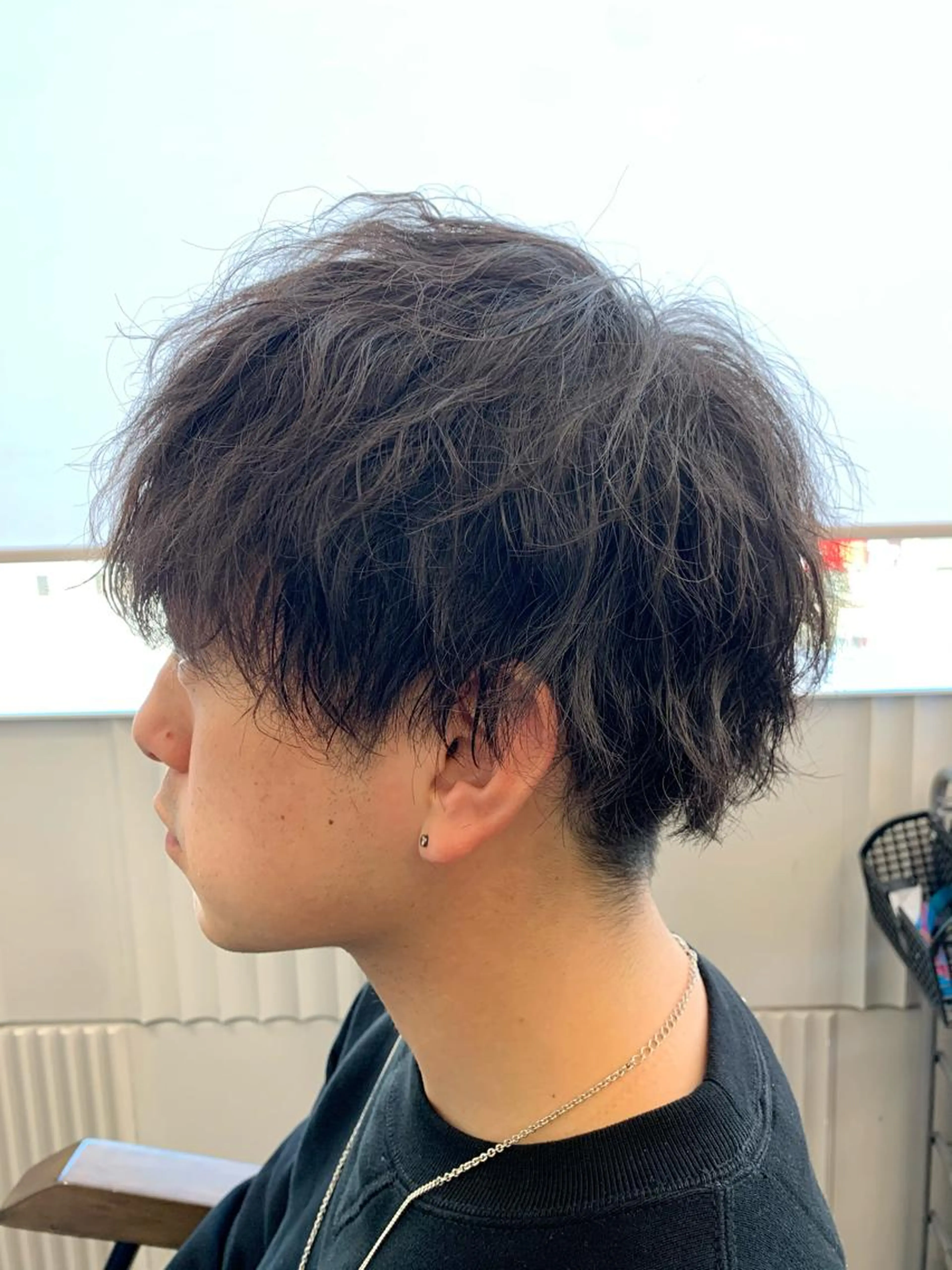 🔥期間限定🔥波巻きパーマorスパイラルパーマ+メンズカット+ケアトリートメントの写真