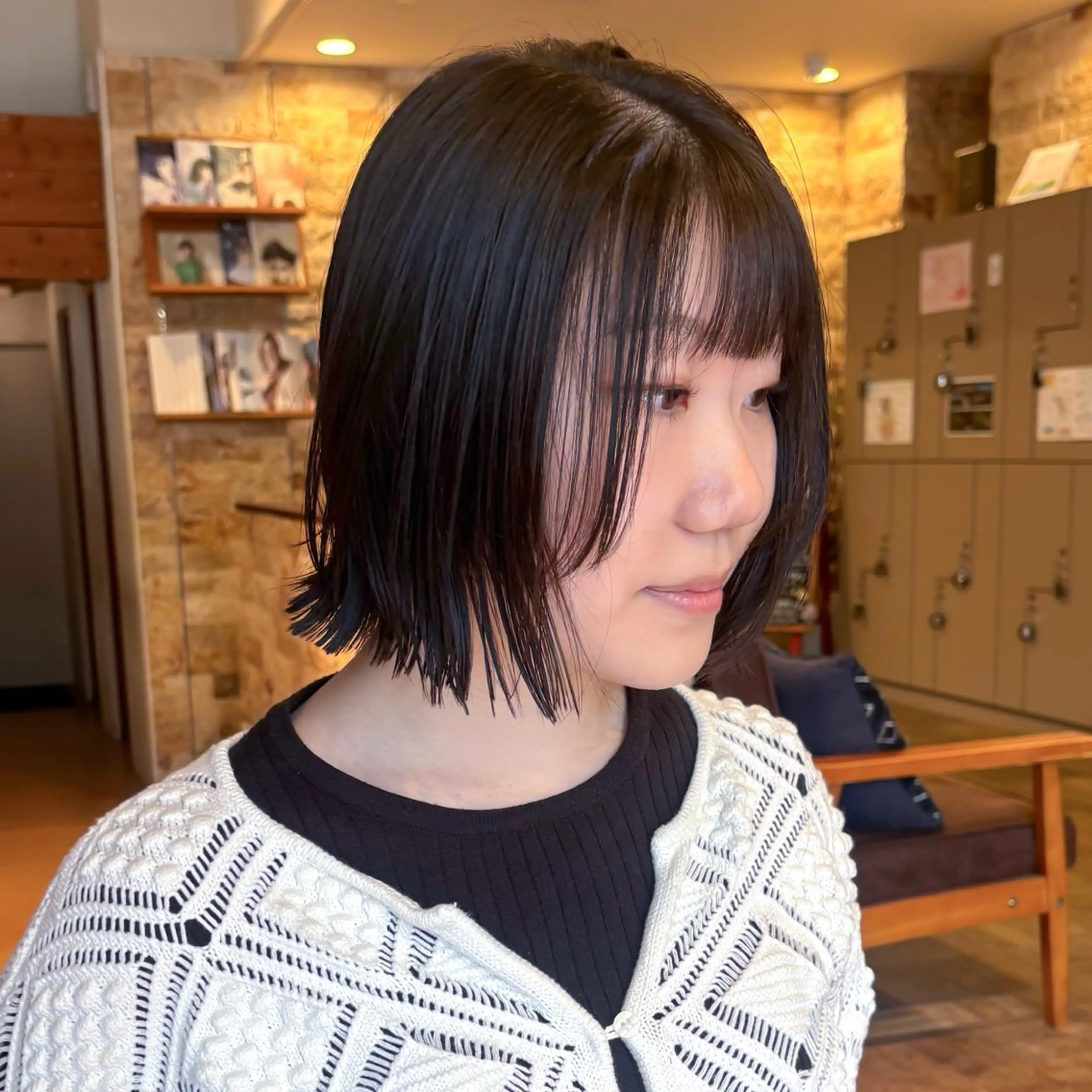 ミディアム ボブレイヤー ボブ レイヤーカット レイヤー /艶髪美髪 /マナミのヘアスタイル