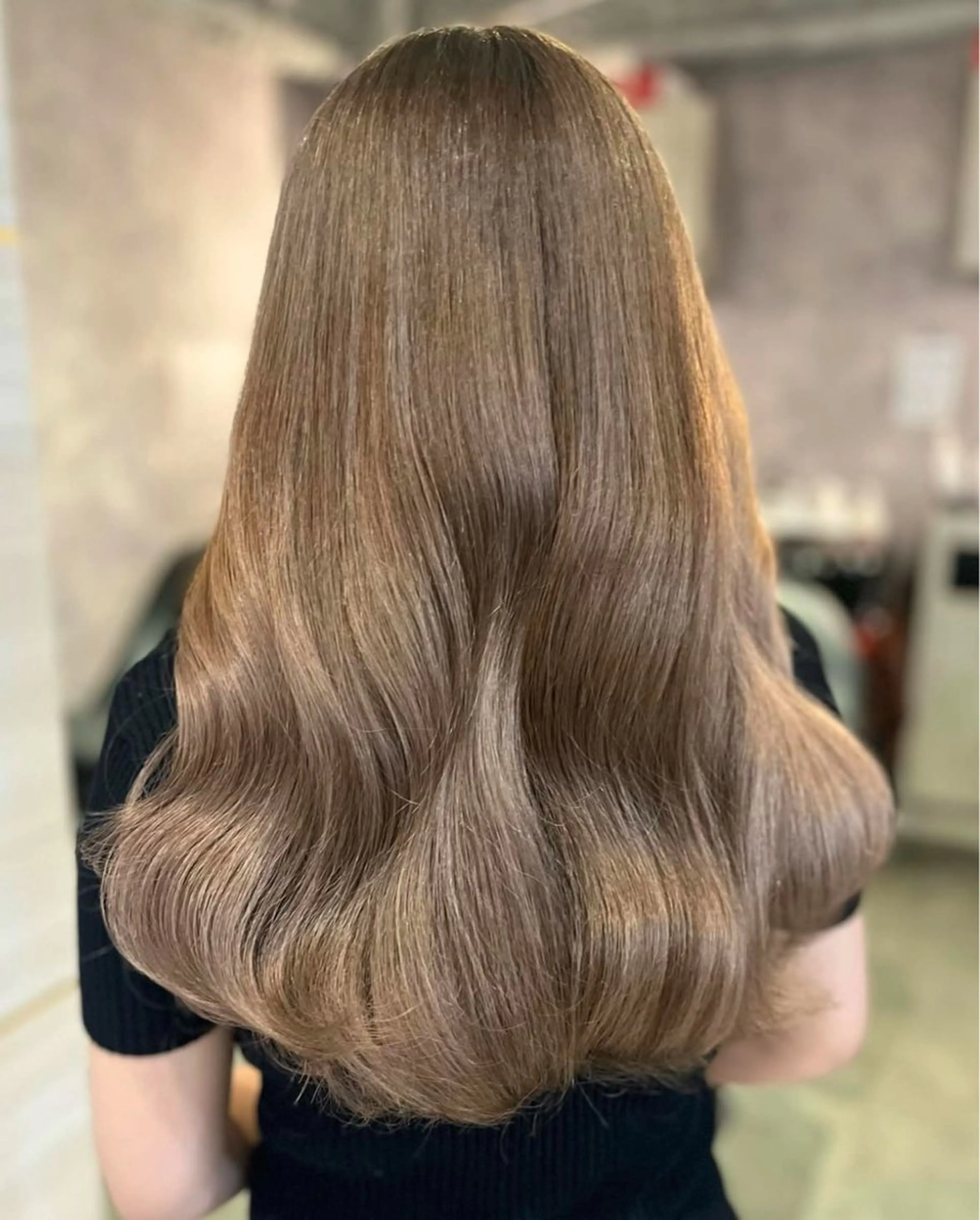 ロング カラー 💘Kurea💘 艶髪/韓国/暗髪のヘアスタイル