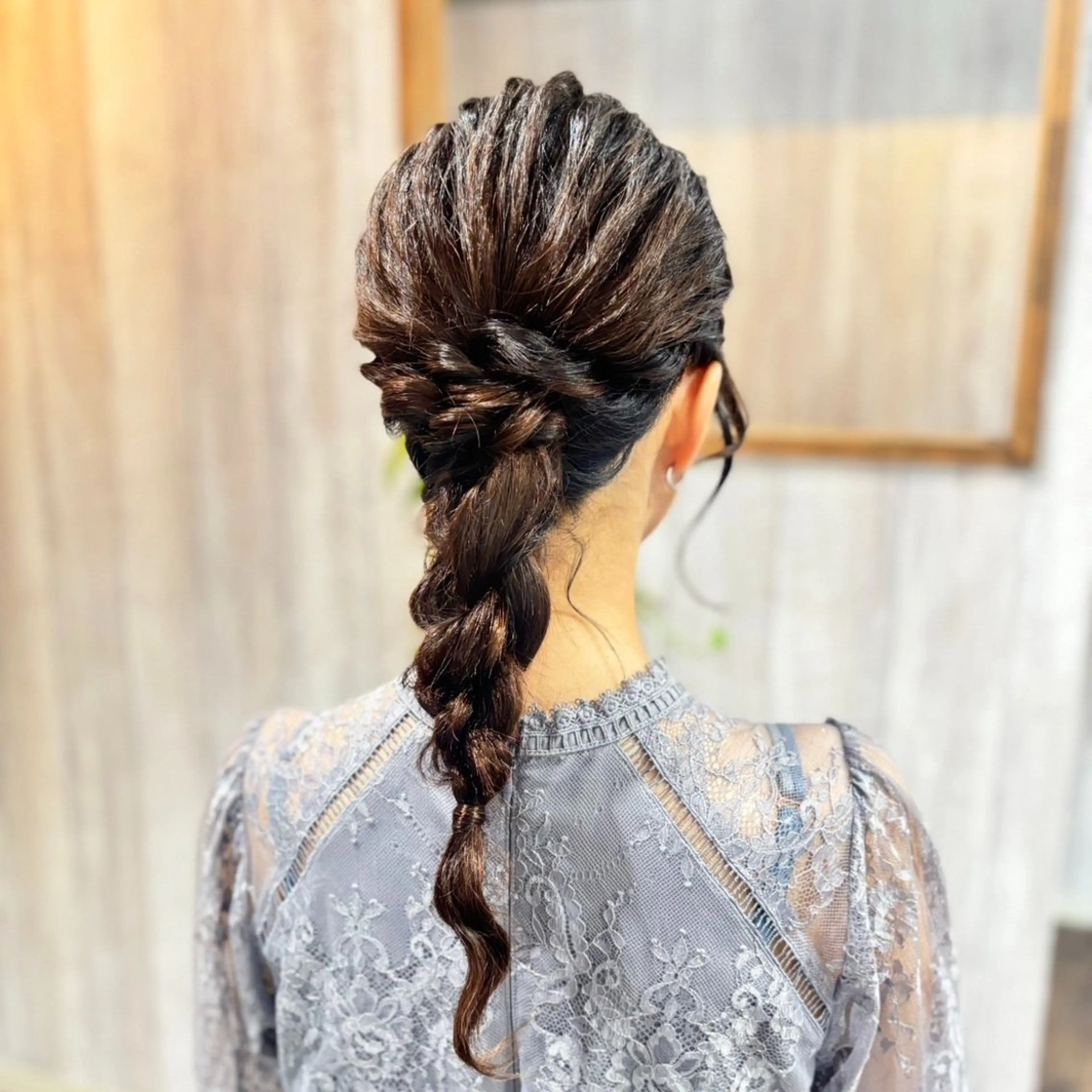 自然に可愛いといわれる🩷ヘアセット+ナチュラルフルメイク★イベントや写真撮影、婚活にも♪の写真