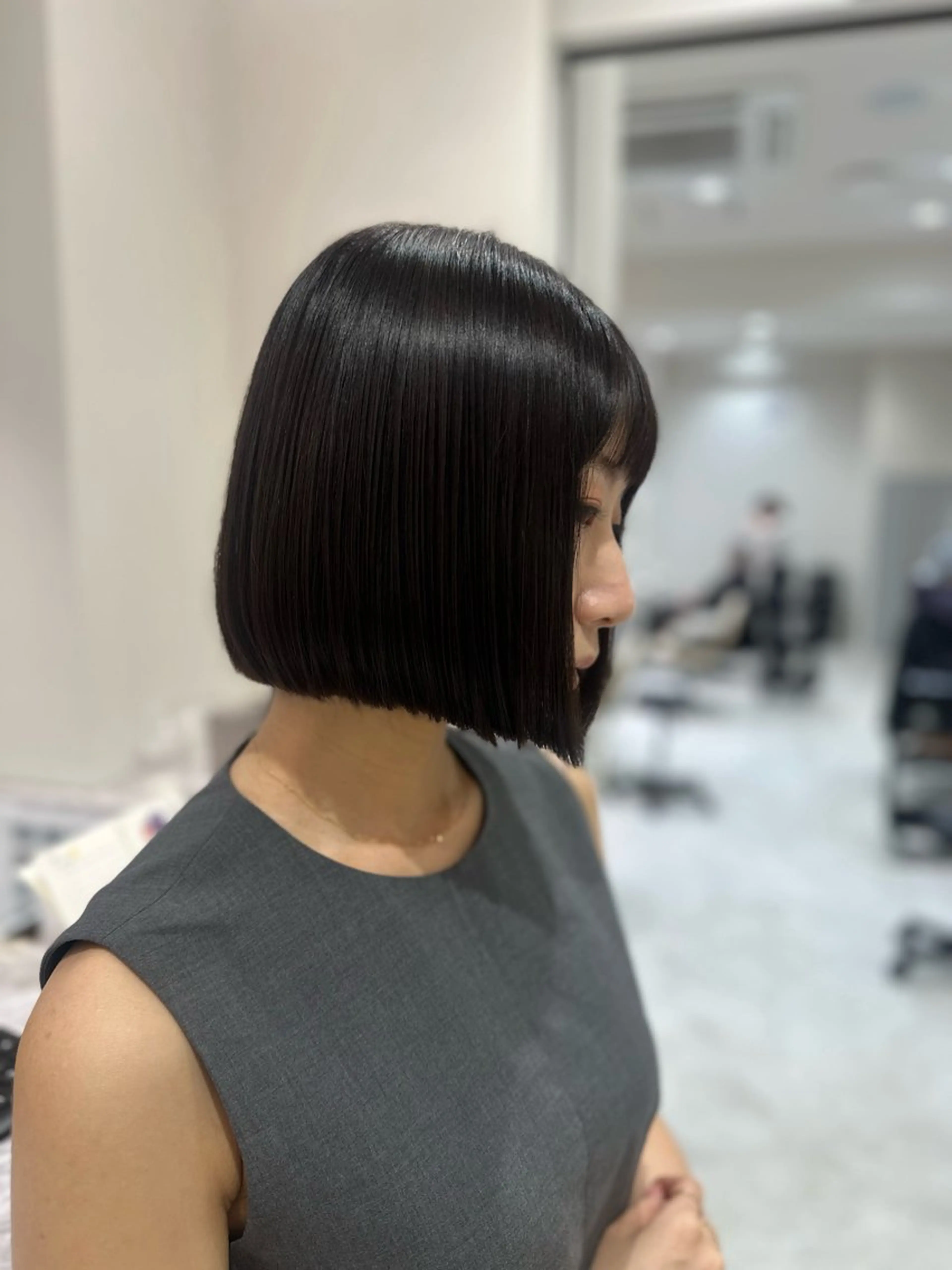 ショート カット トリートメント 韓国レイヤー✨ yasuko銀座のヘアスタイル