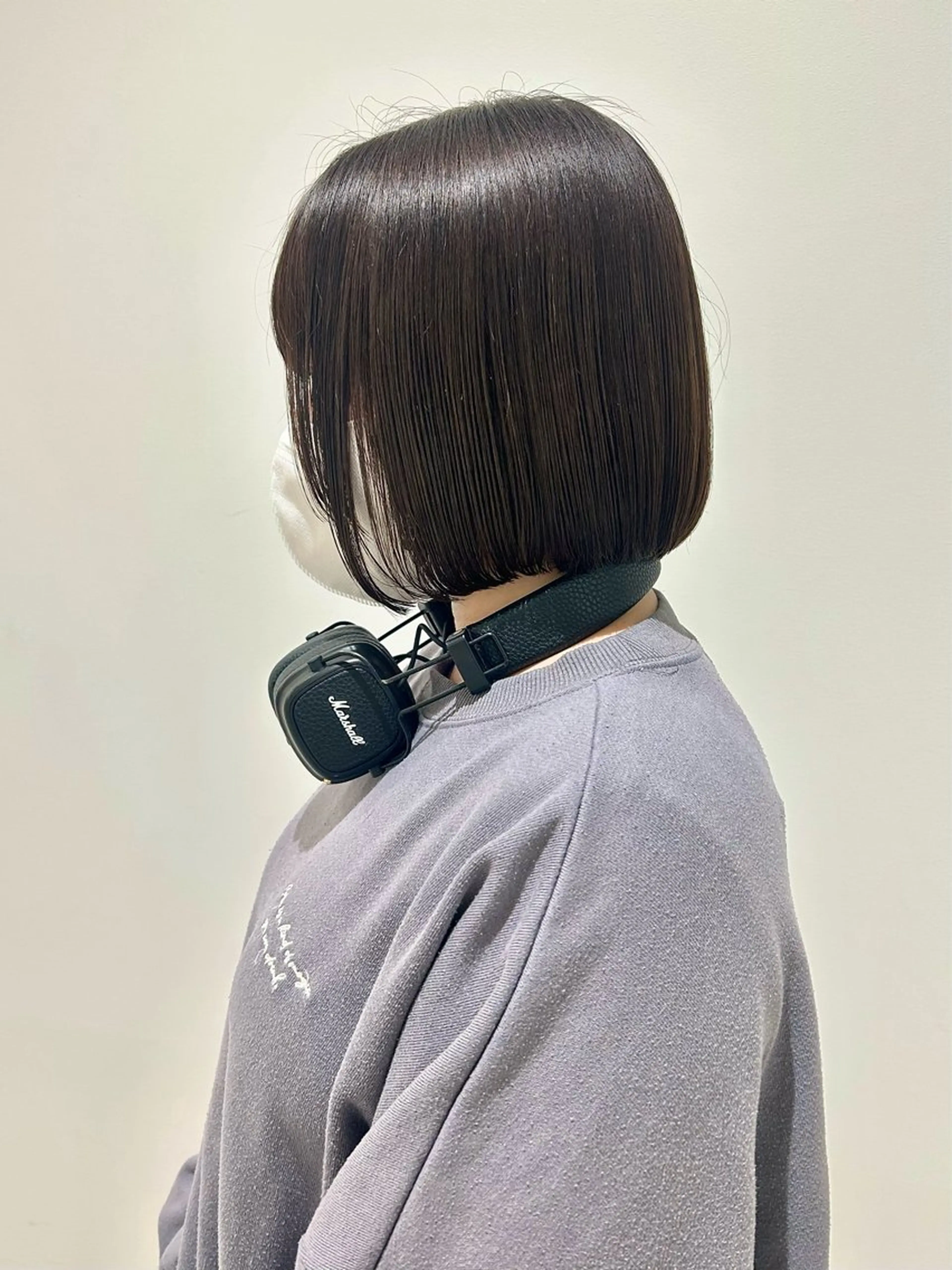 ショート ボブ カット 👔ボブ﹨髪質改善 ストレート🩳ももかのヘアスタイル