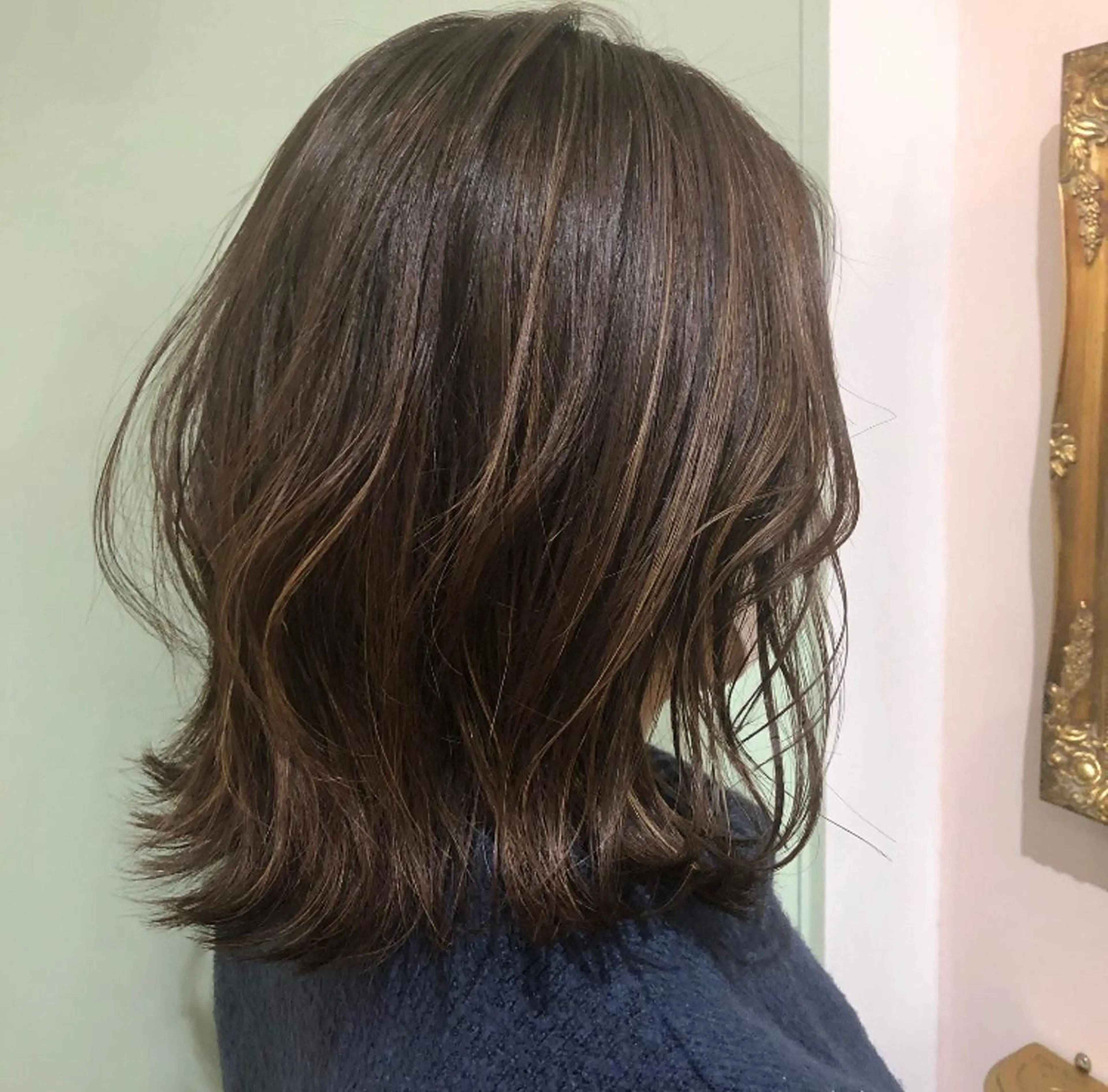 ミディアム カラー デザインカラー 髪質改善サロン 梅田/ヨナミネのヘアスタイル