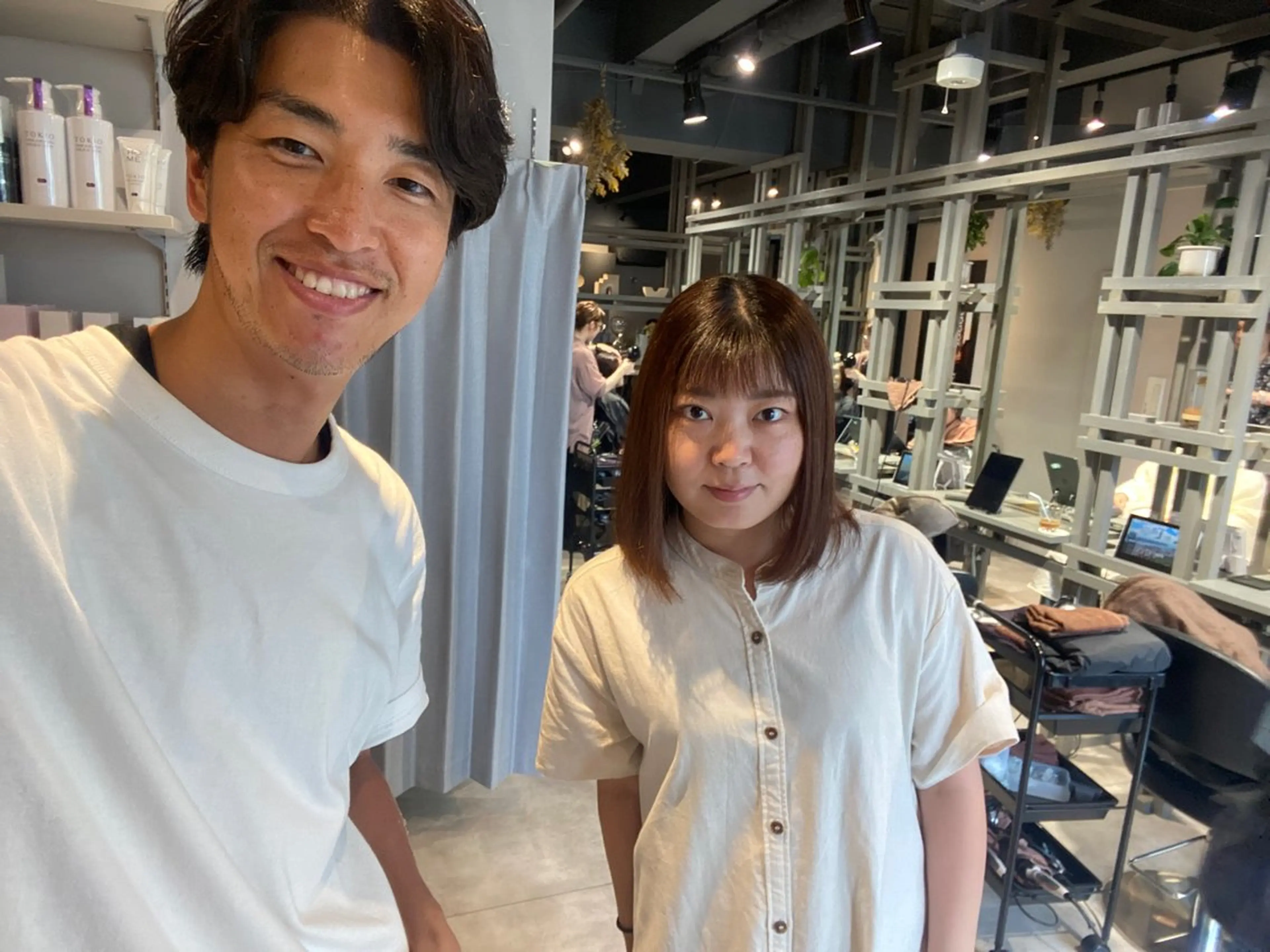 ミディアム 縮毛矯正 ショート職人 美容師【KENTA】のヘアスタイル