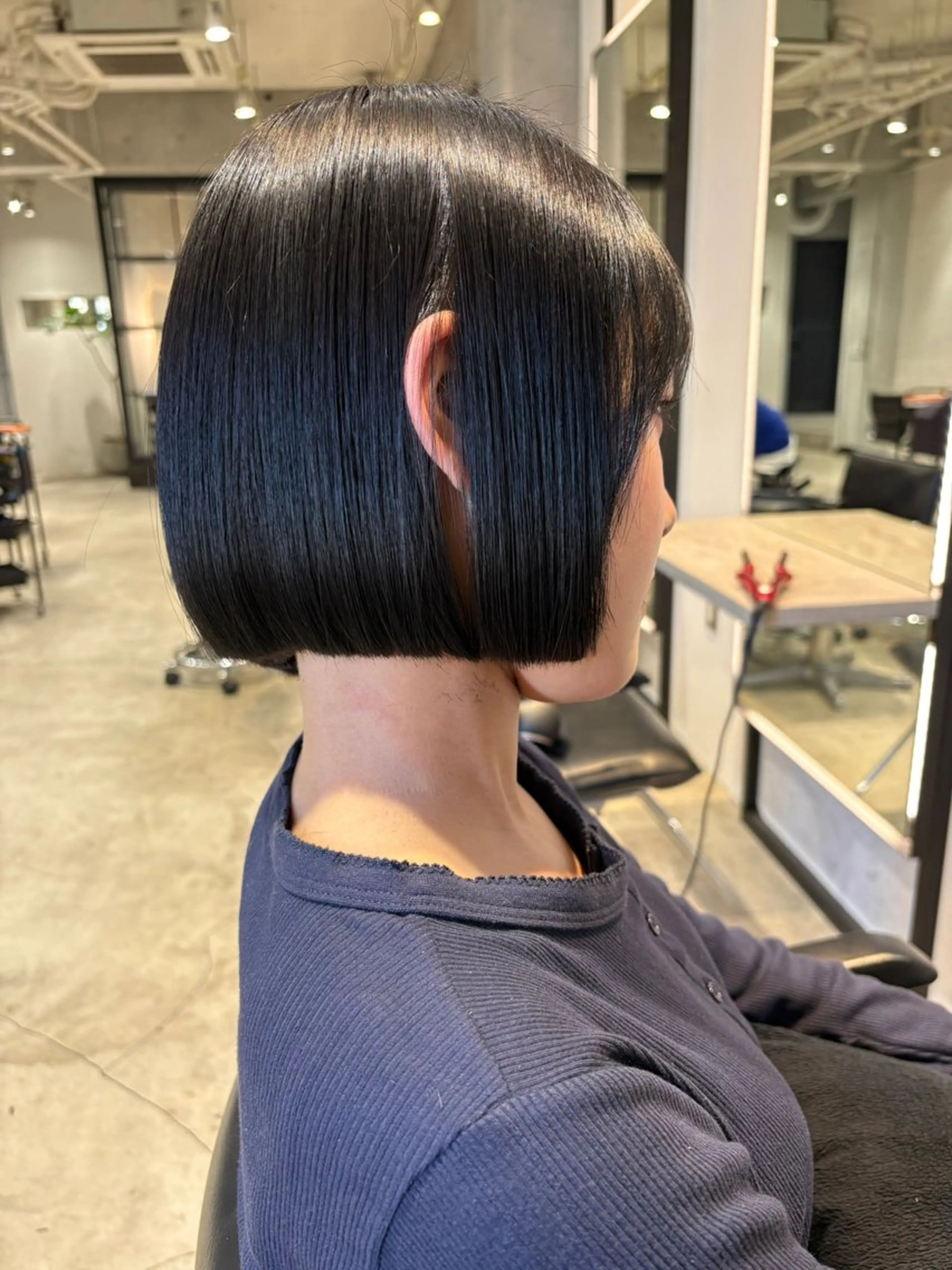 ショート ボブ カット ヘアカラー トリートメント Juna✂️ レイヤー / ボブのヘアスタイル