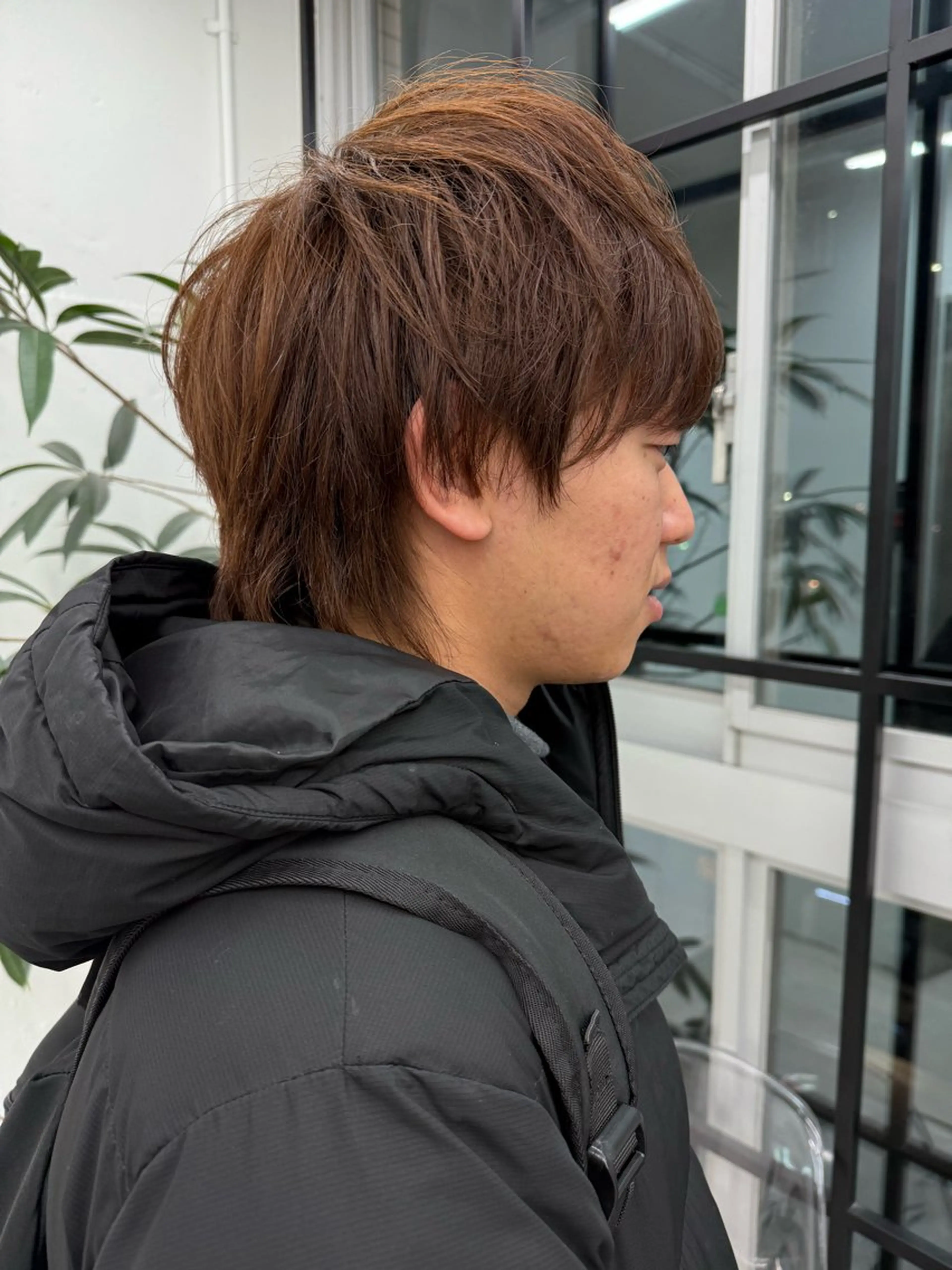 メンズカット＋全体カラーの写真