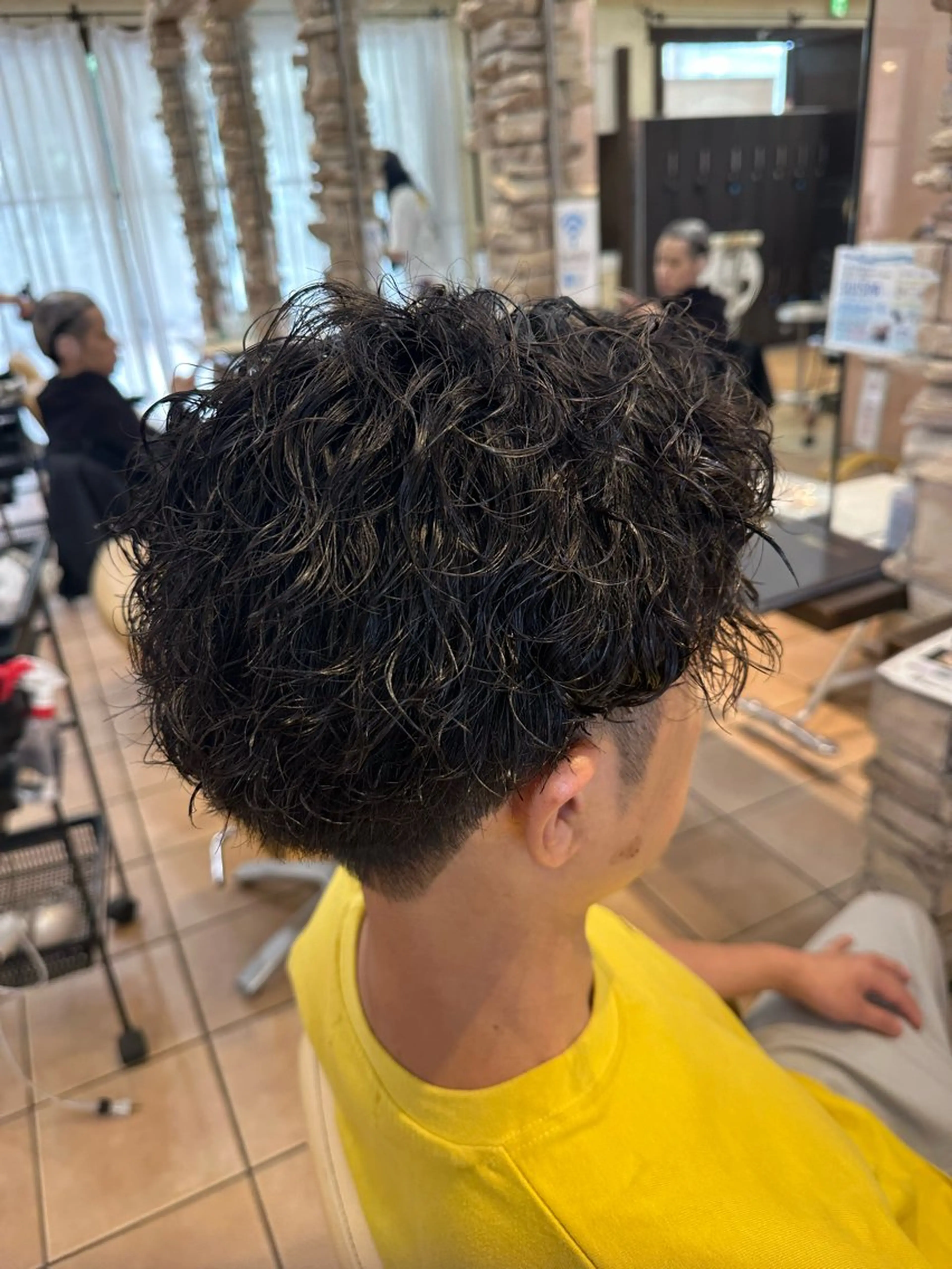 パーマ メンズ 青野 葵のヘアスタイル
