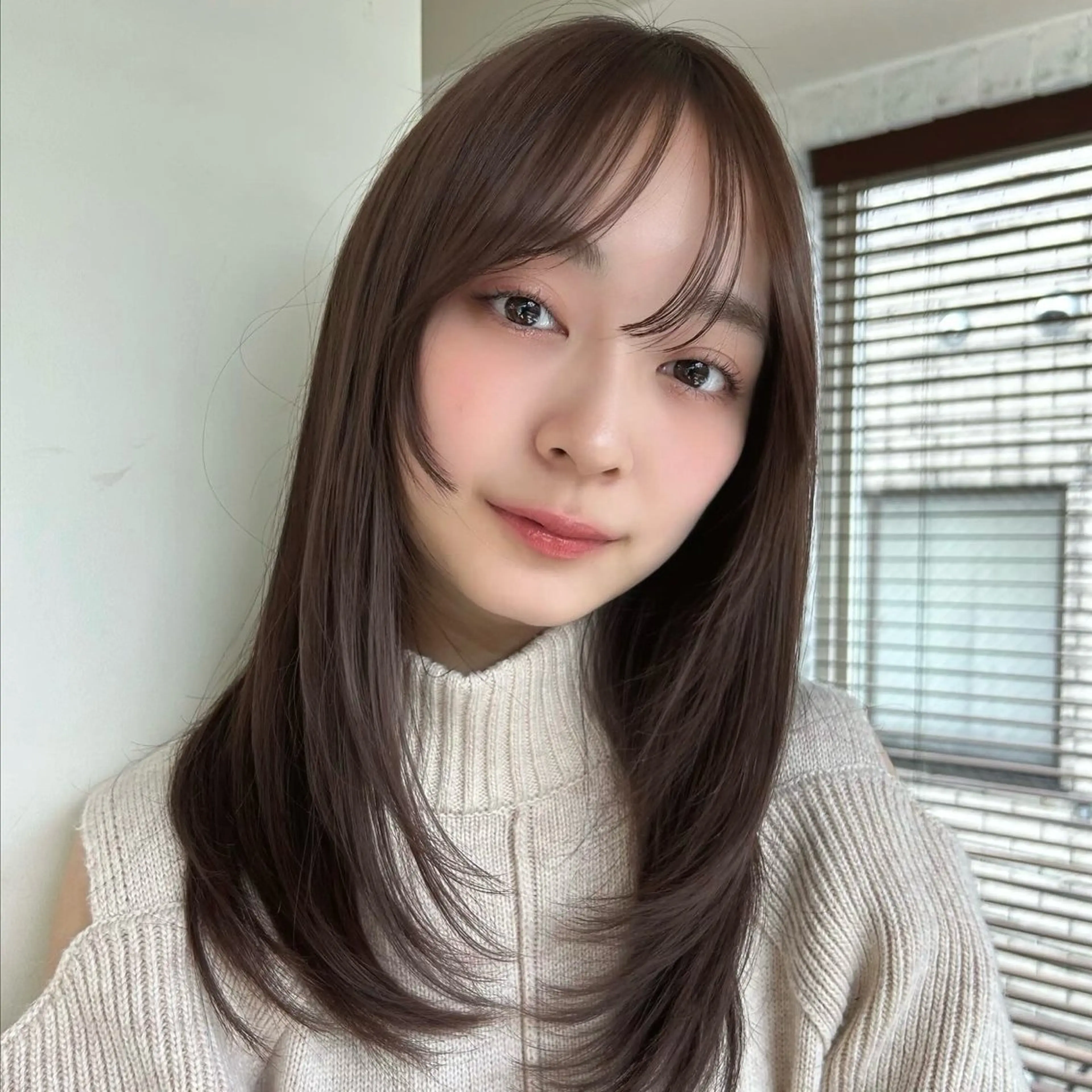 ロング レイヤーカット カット ヘアカラー 🌸透明感/レイヤー / 栗林 彩🌸のヘアスタイル