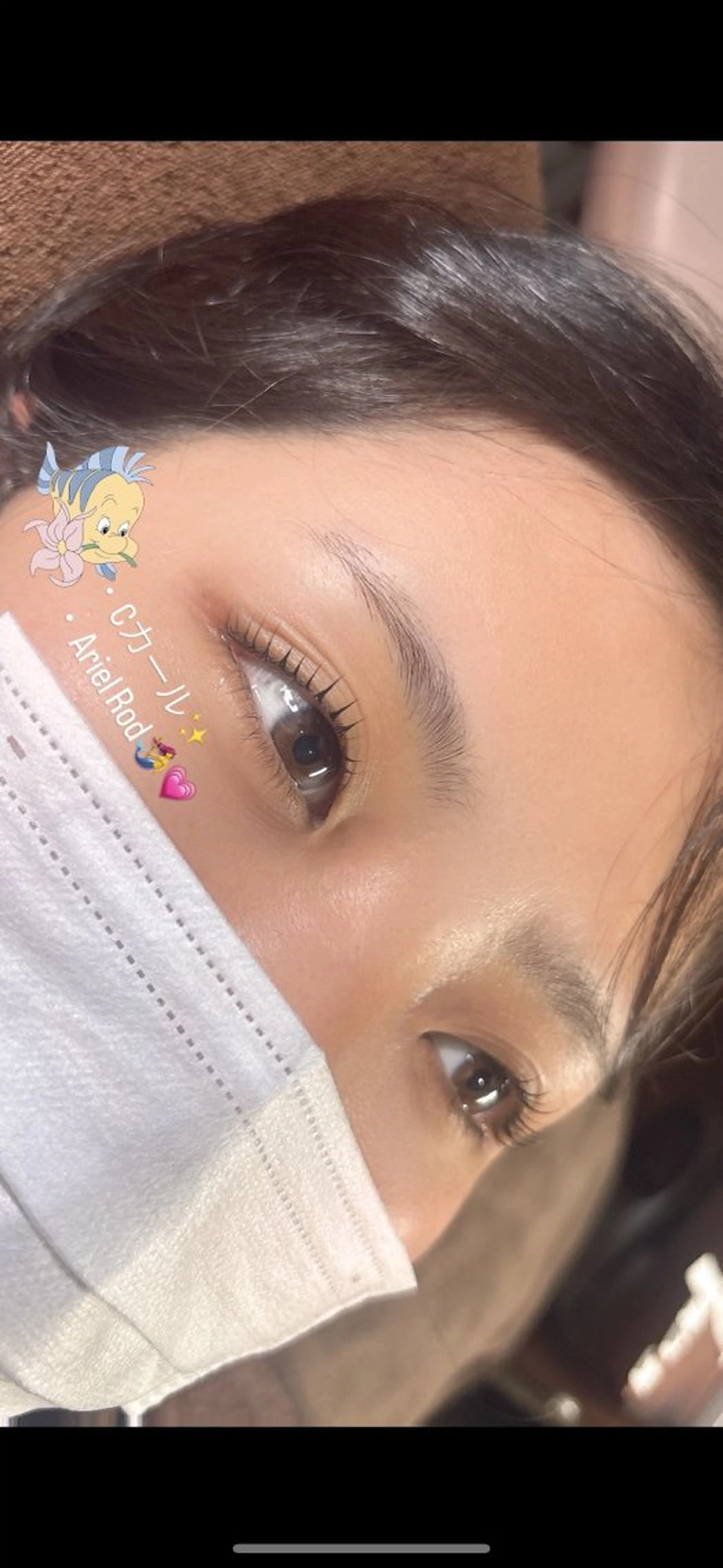 マツエク・マツパ Cカール putihTidur 二村乃愛の眉毛・アイブロウイメージ