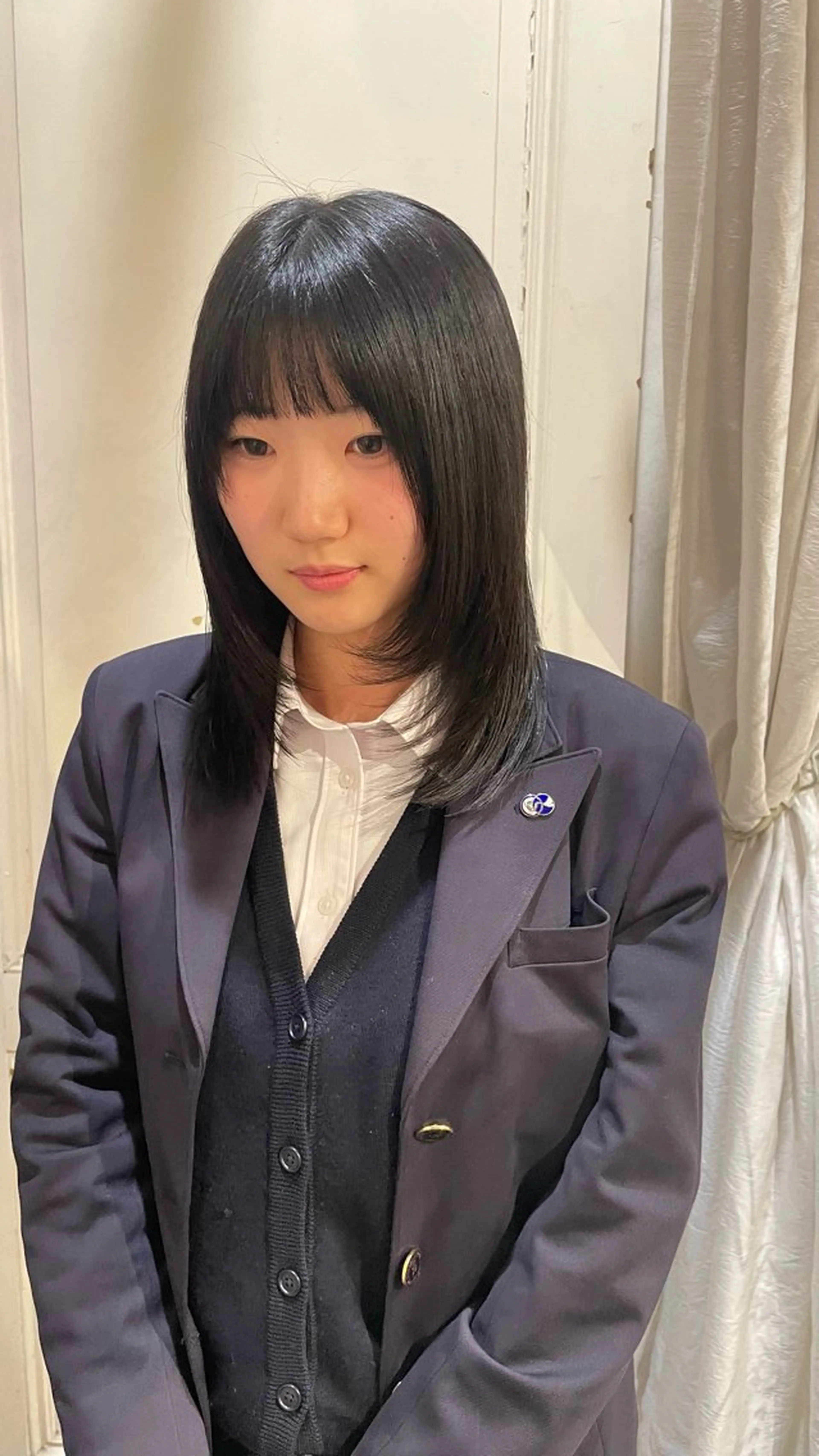 ミディアム カット { door } Kawasakiのヘアスタイル