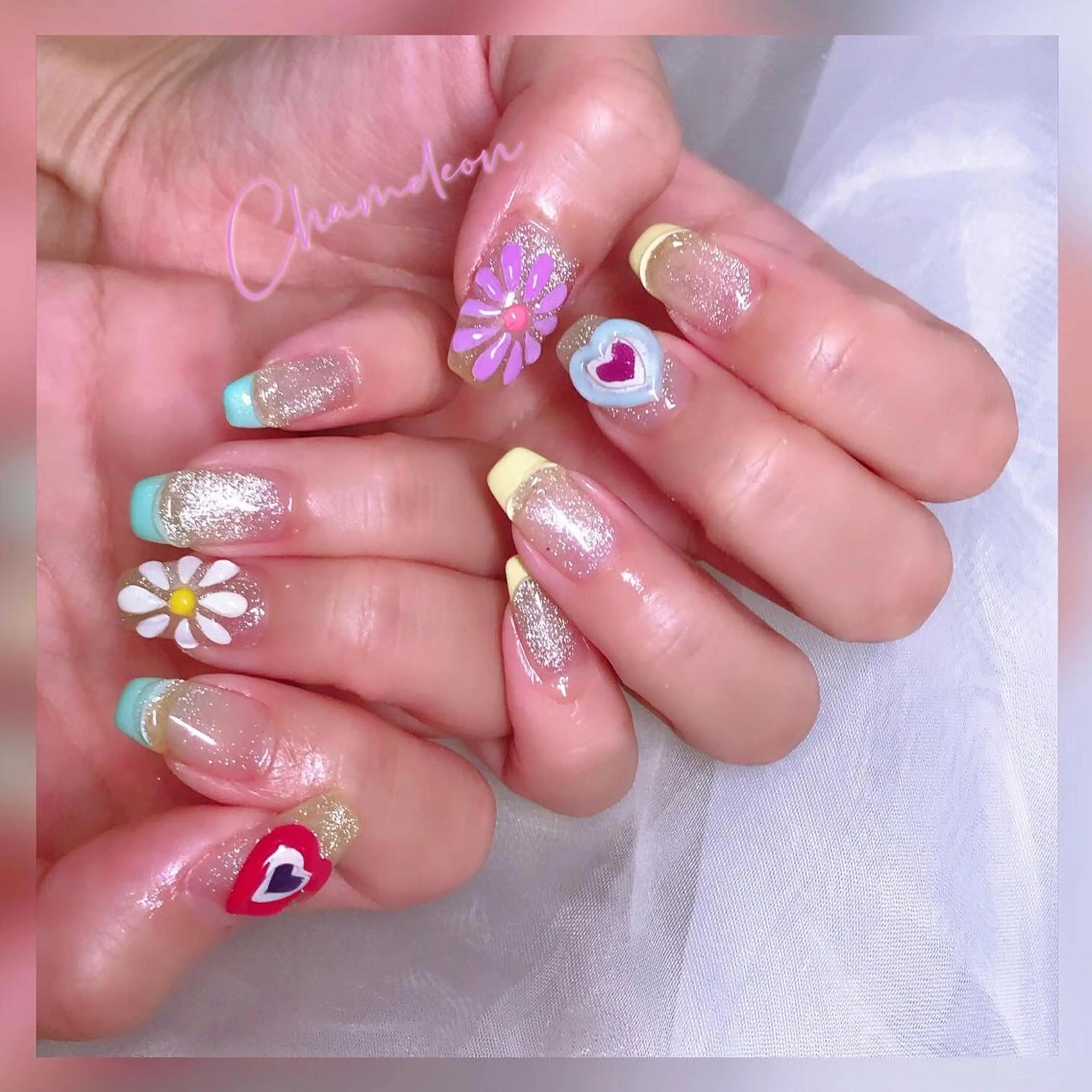 ネイル 《カメレオン》 西田美輝のヘアスタイル