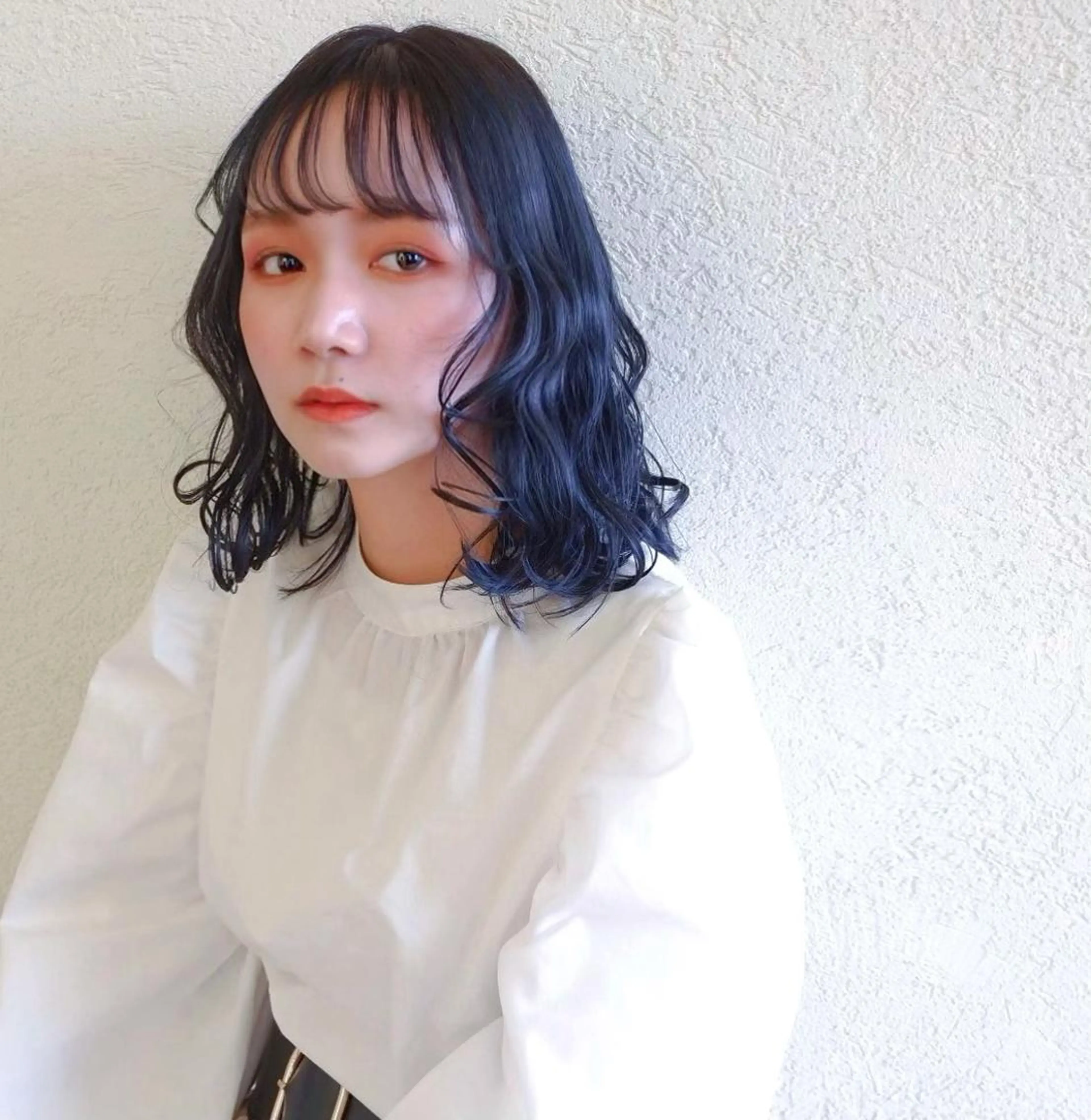 カラー ブルーカラー 【日韓風、レイヤー】 🤍ひらい なつきのヘアスタイル