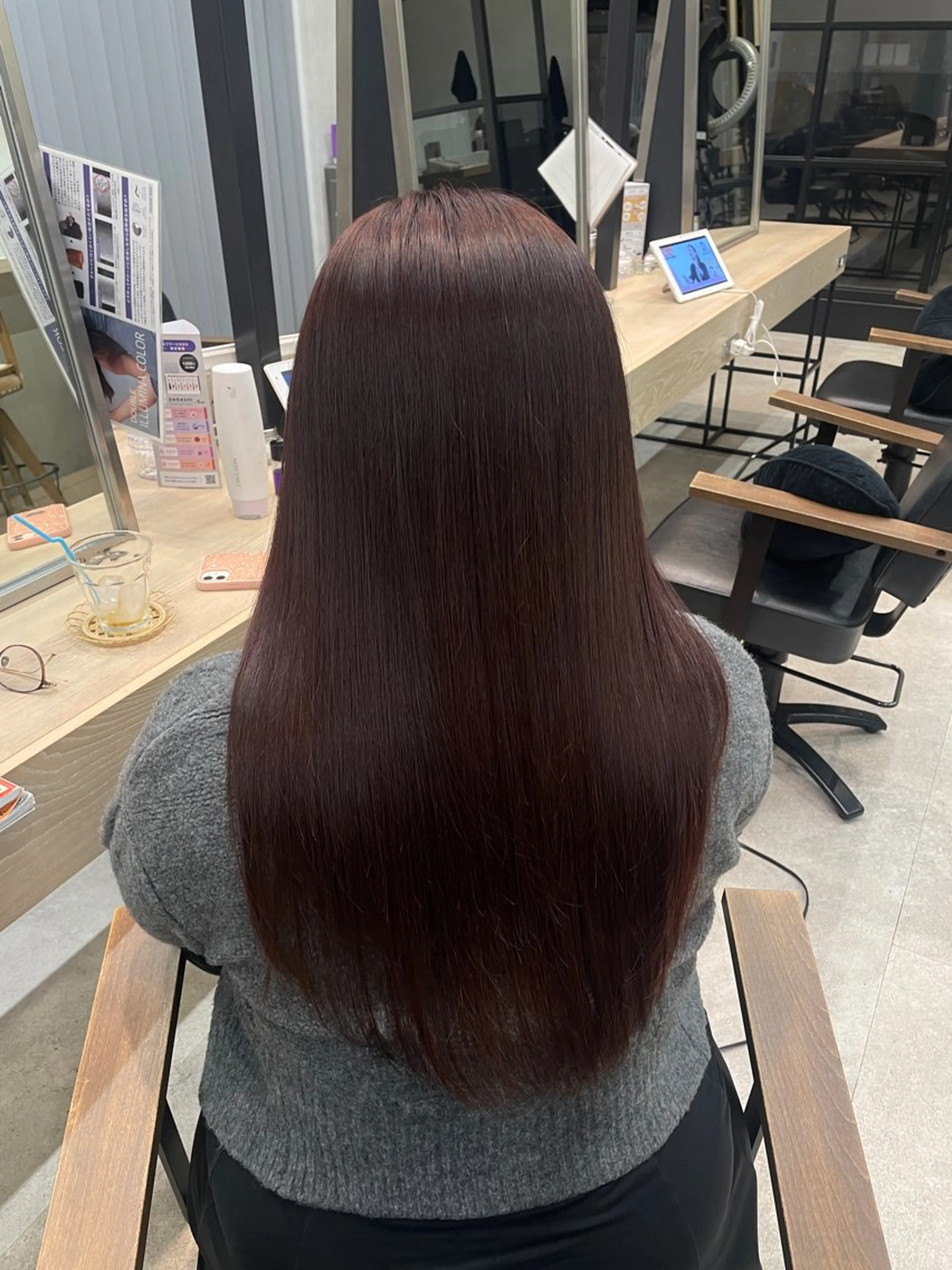 ロング カラー＆縮毛 kotojiのヘアスタイル
