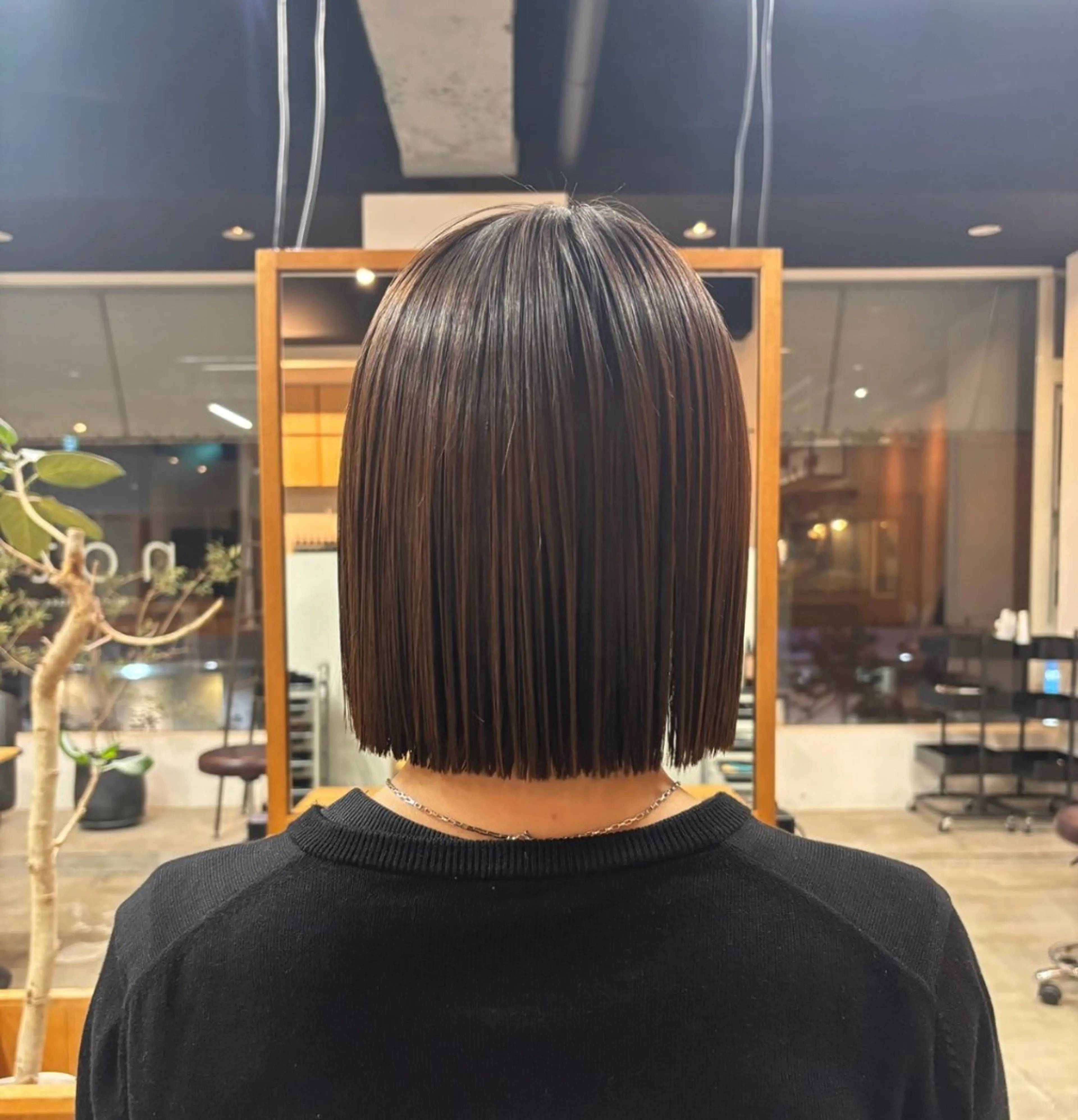 ミディアム note キシモト ハルカのヘアスタイル