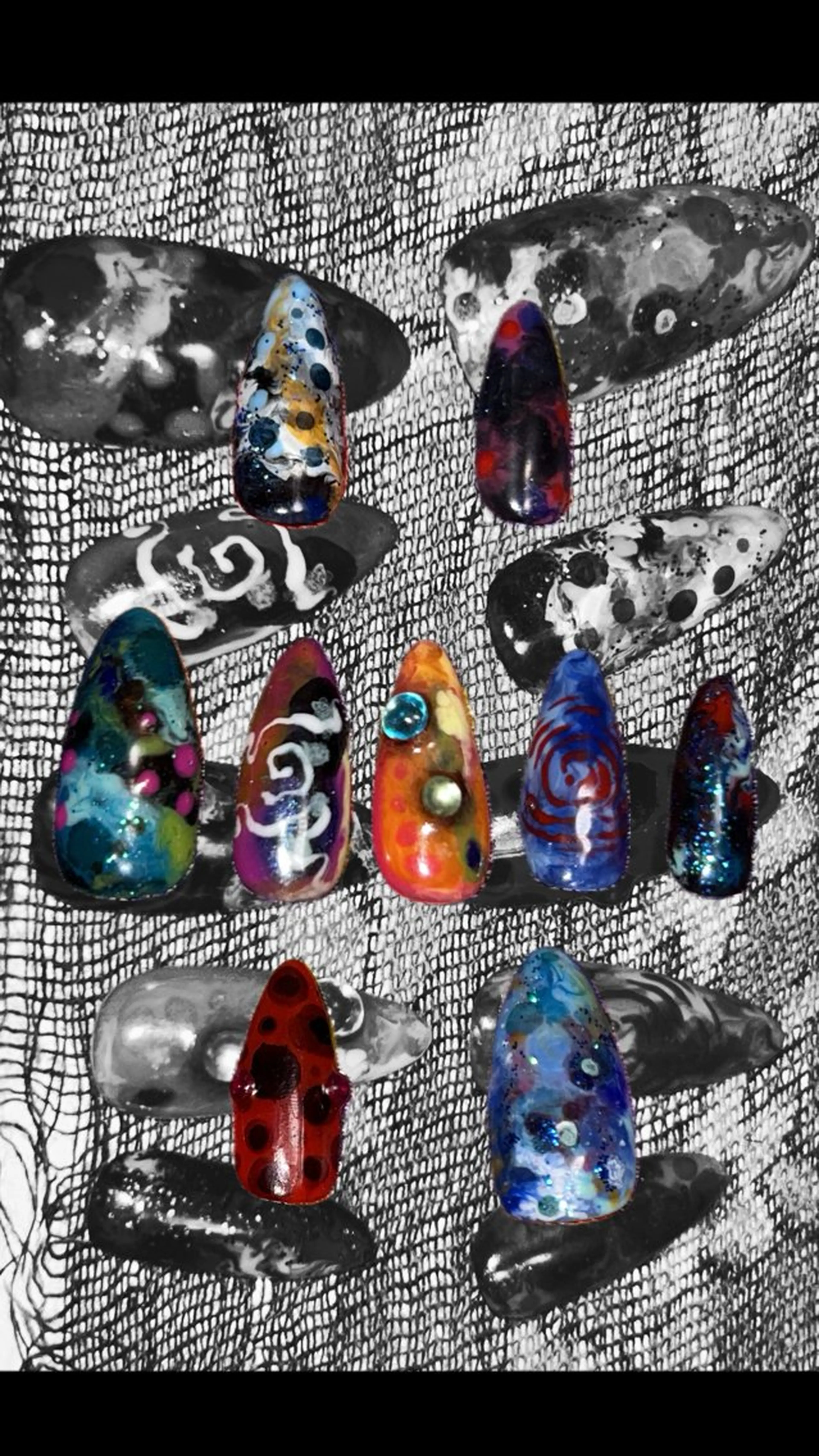 ネイル ハンドネイル ᗰIᖇᗩ☼ 𐦍 ☼ ᑎᗩIᒪのネイルデザイン