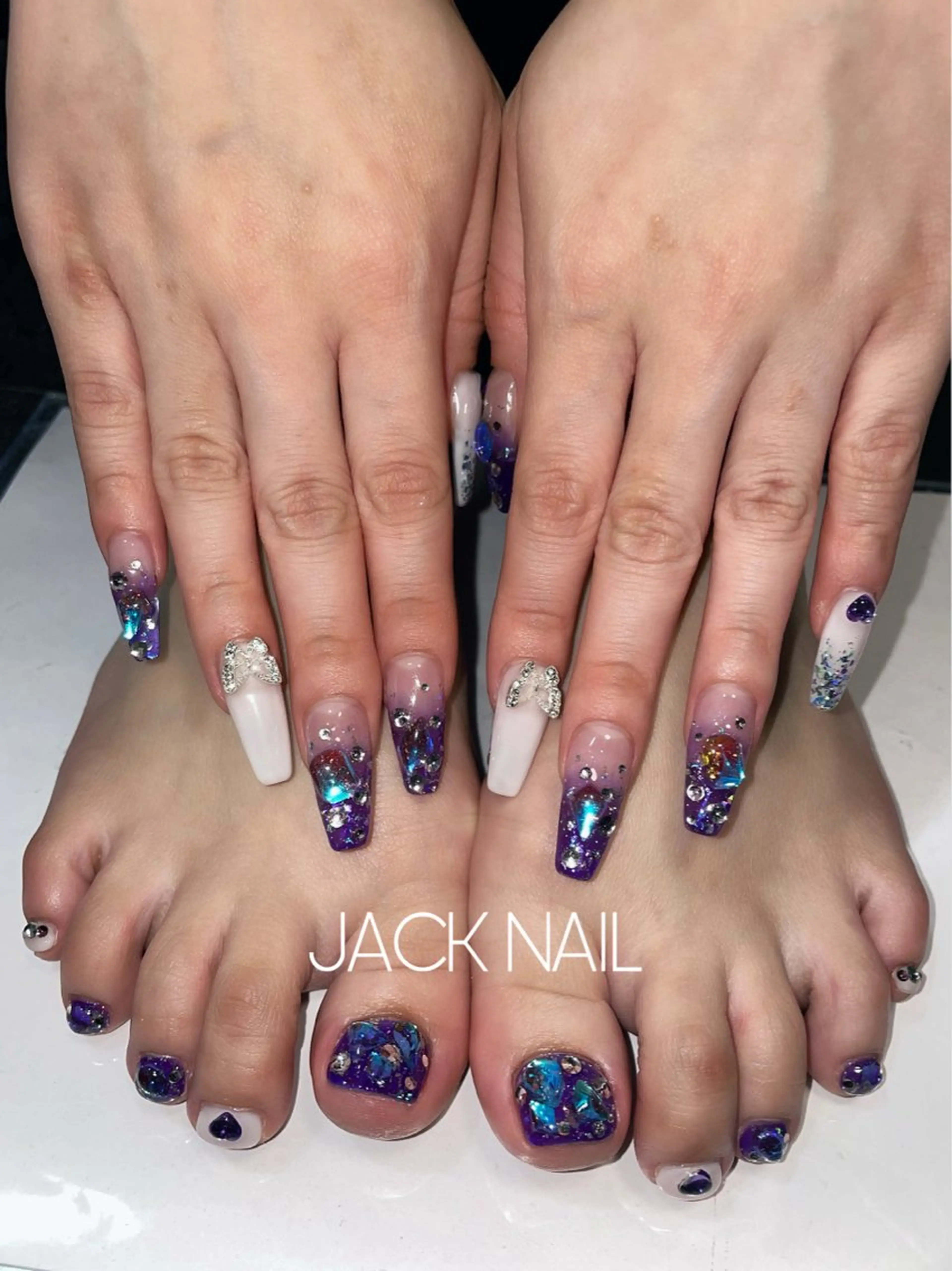 ネイル JACK NAIL 💜Ayakaのネイルデザイン