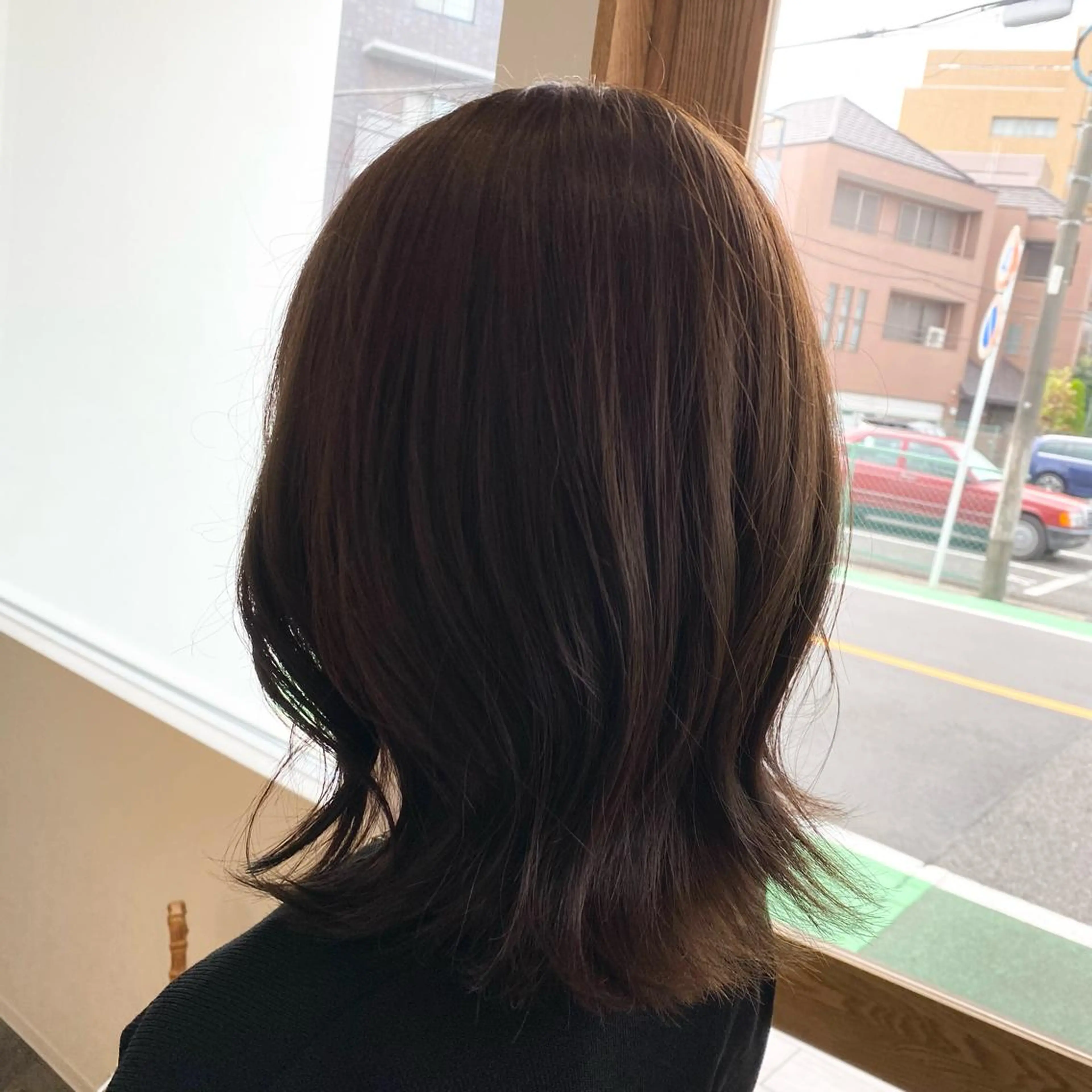 ミディアム 後藤 千絵のヘアスタイル