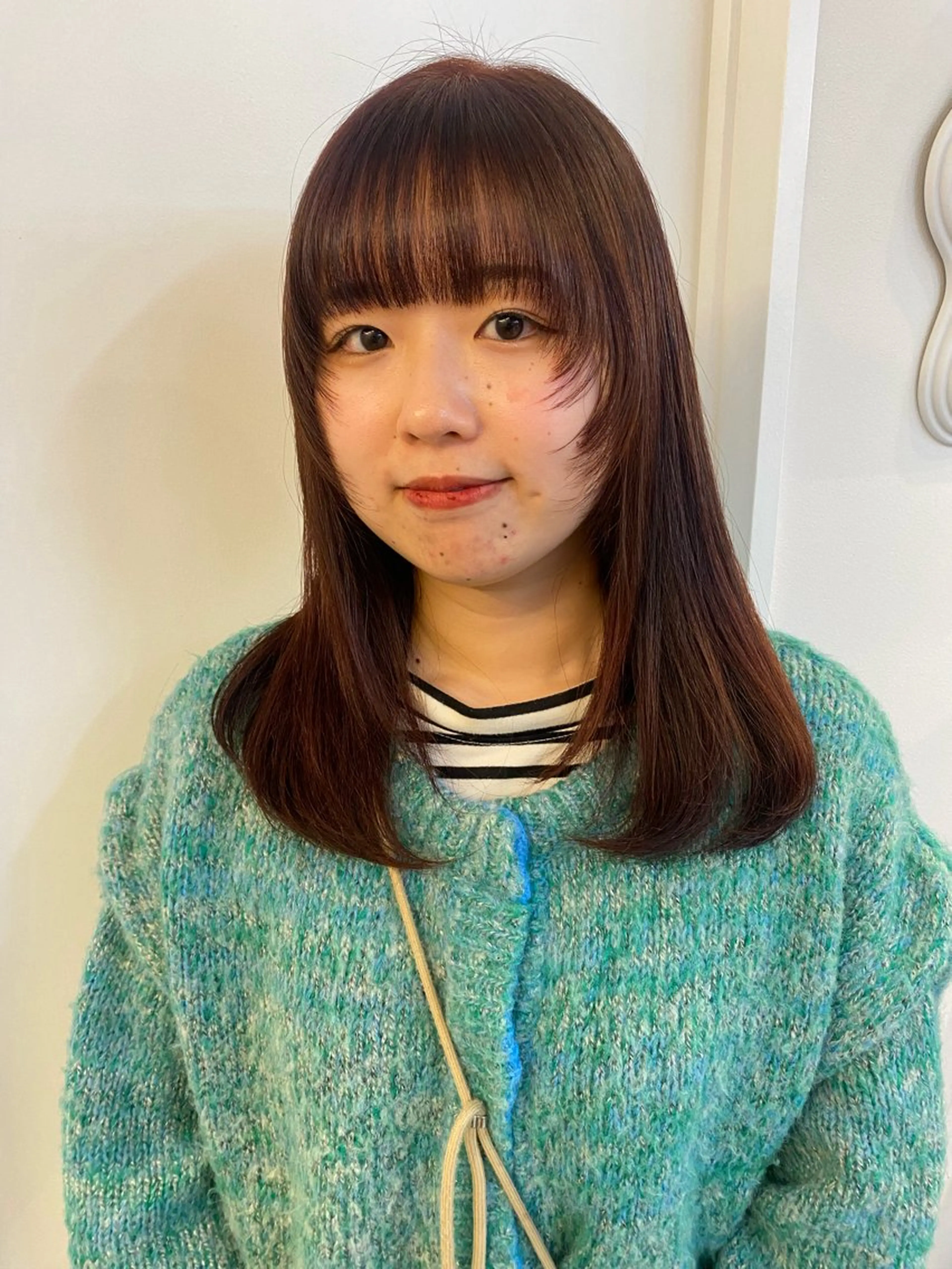 セミロング カラー ichika/福岡 /透明感カラー🤎のヘアスタイル