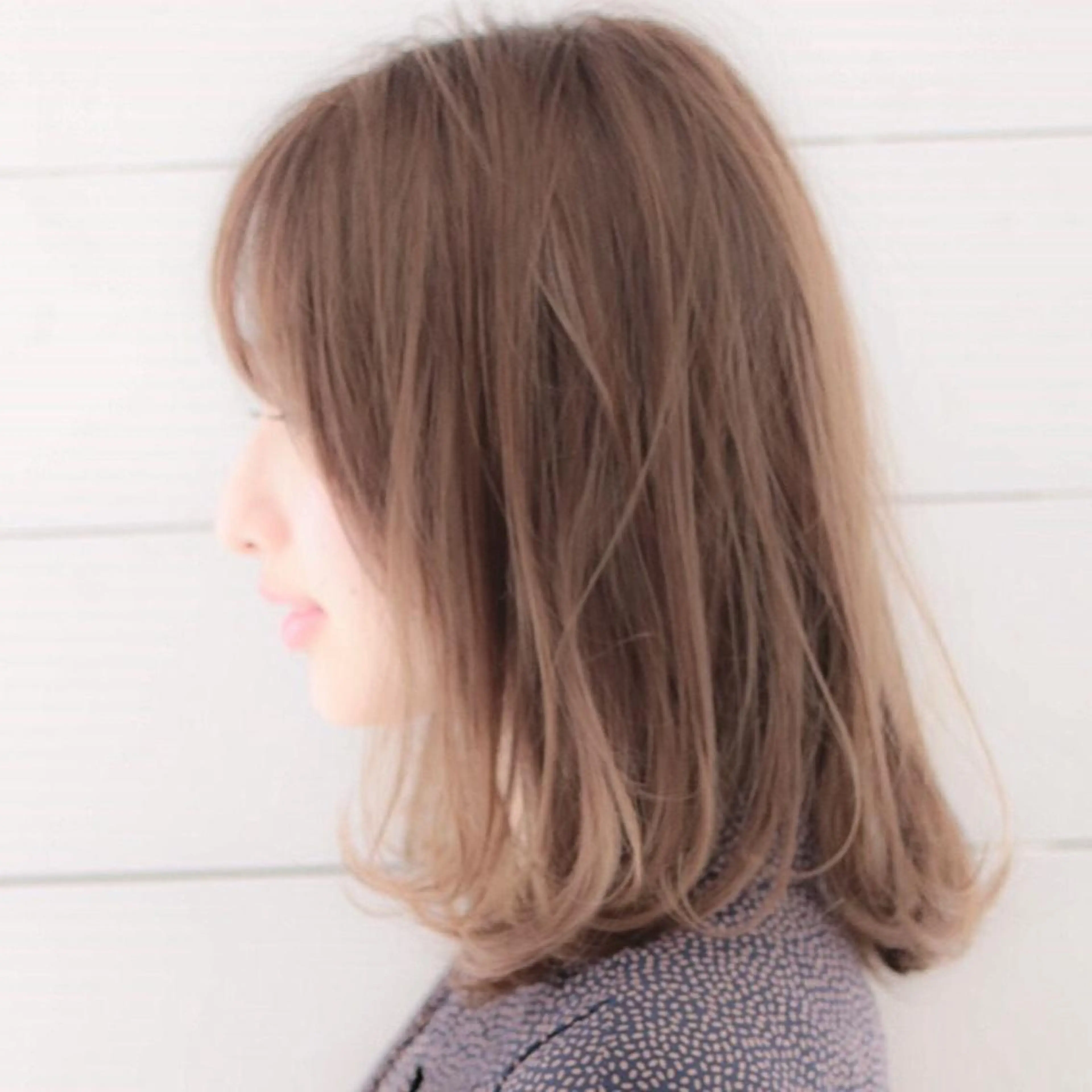 ミディアム カラー 透明感カラー グレージュ ヘアカラー トリートメント ❤️sai❤️ official❤️のヘアスタイル