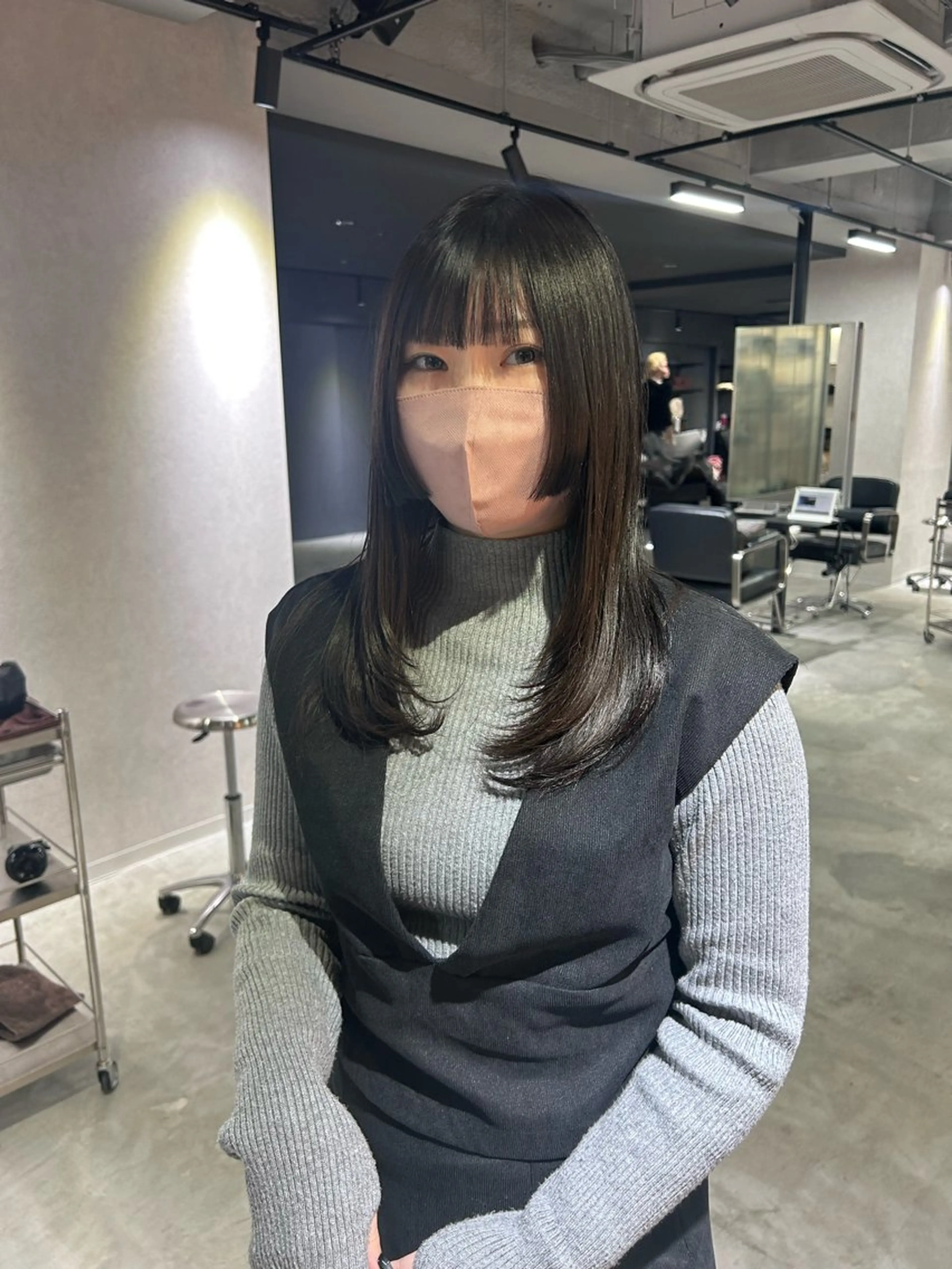 ロング 姫カット レイヤーカット 似合わせカット ワンホンヘア/ 透明感カラー/ゆうとのヘアスタイル