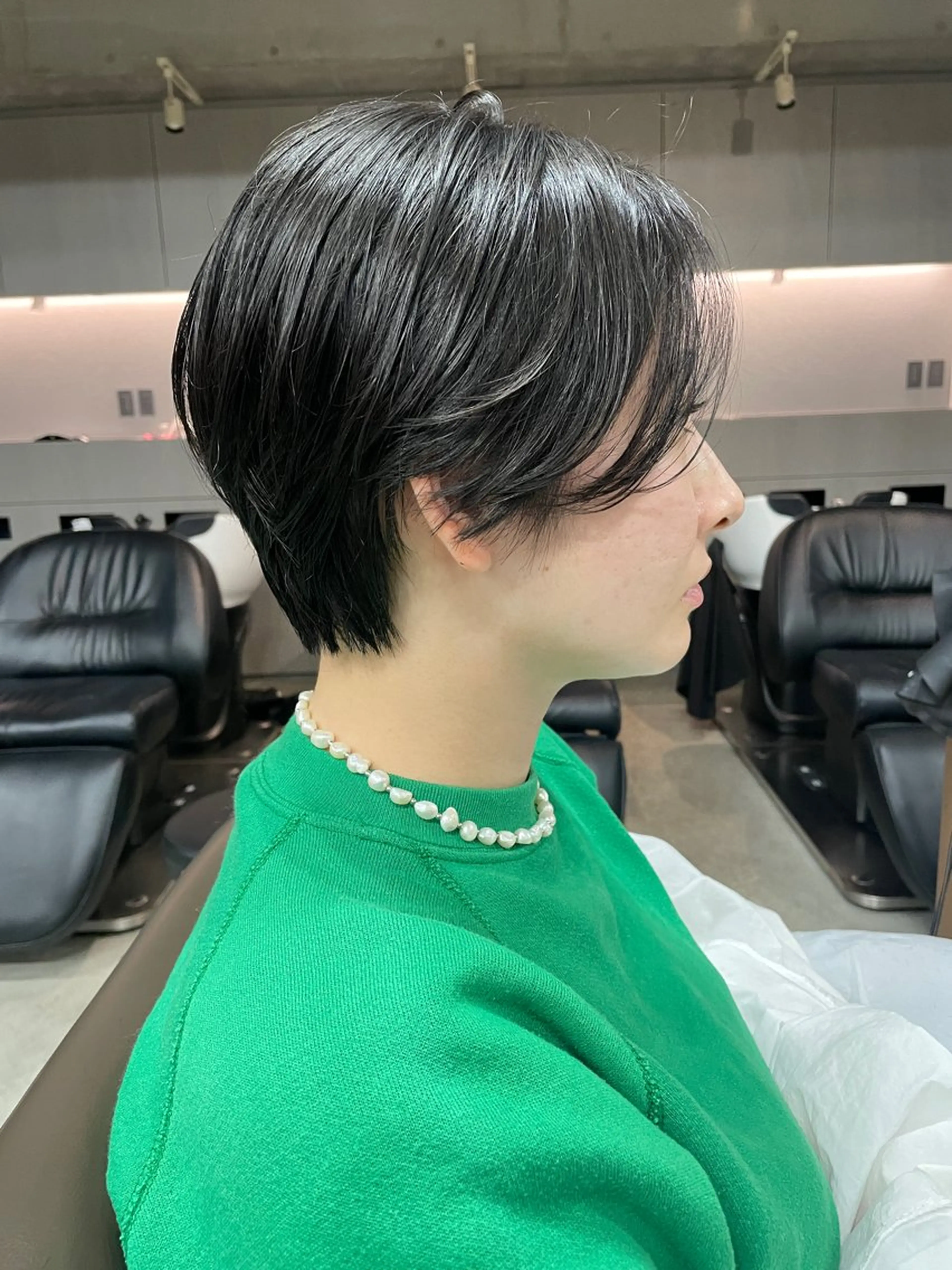 ショート カラー カット ヘアカラー トリートメント 表参道🌿赤み消し カラー/チナツのヘアスタイル