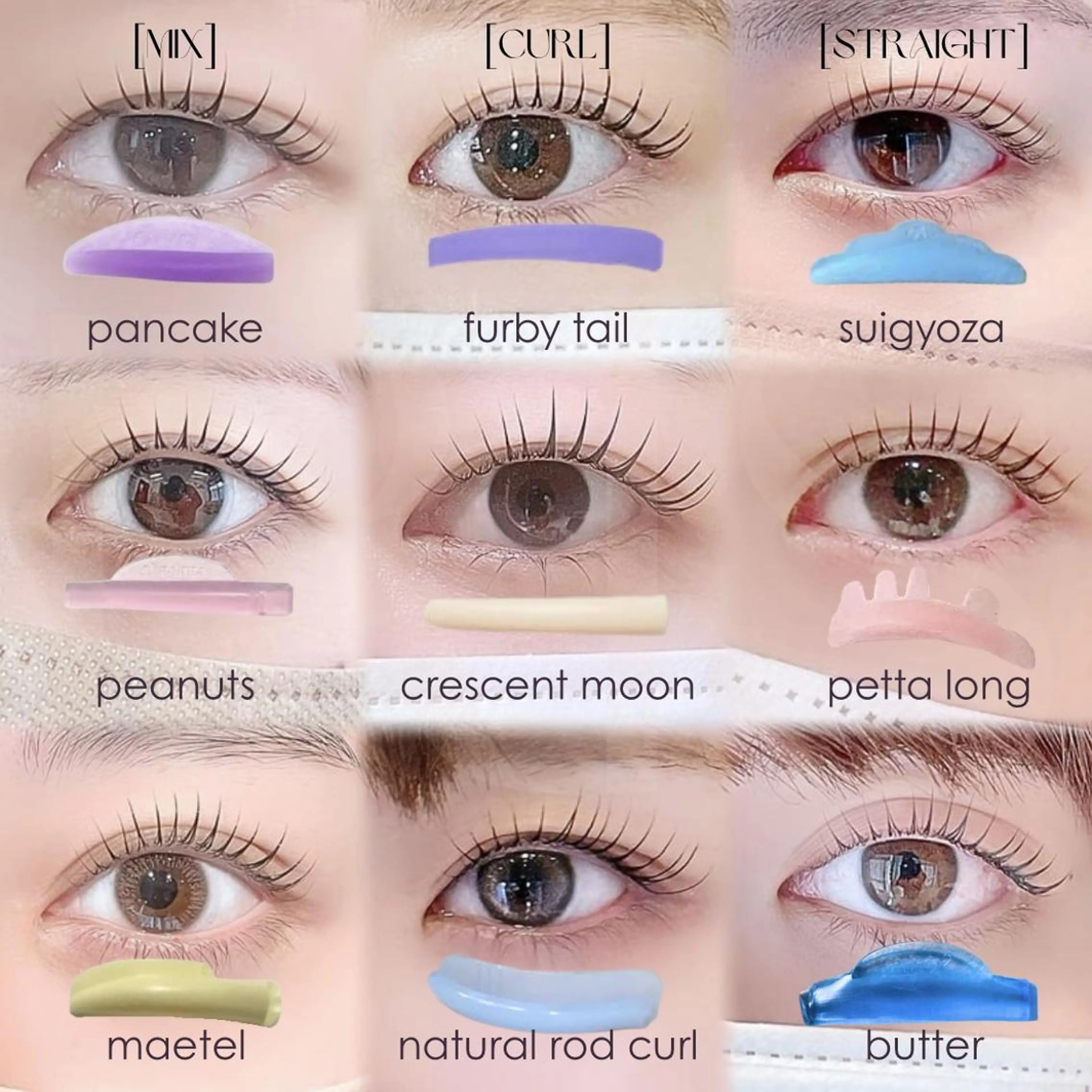 マツエク・マツパ IRIS. kyokaのマツエク・マツパデザイン