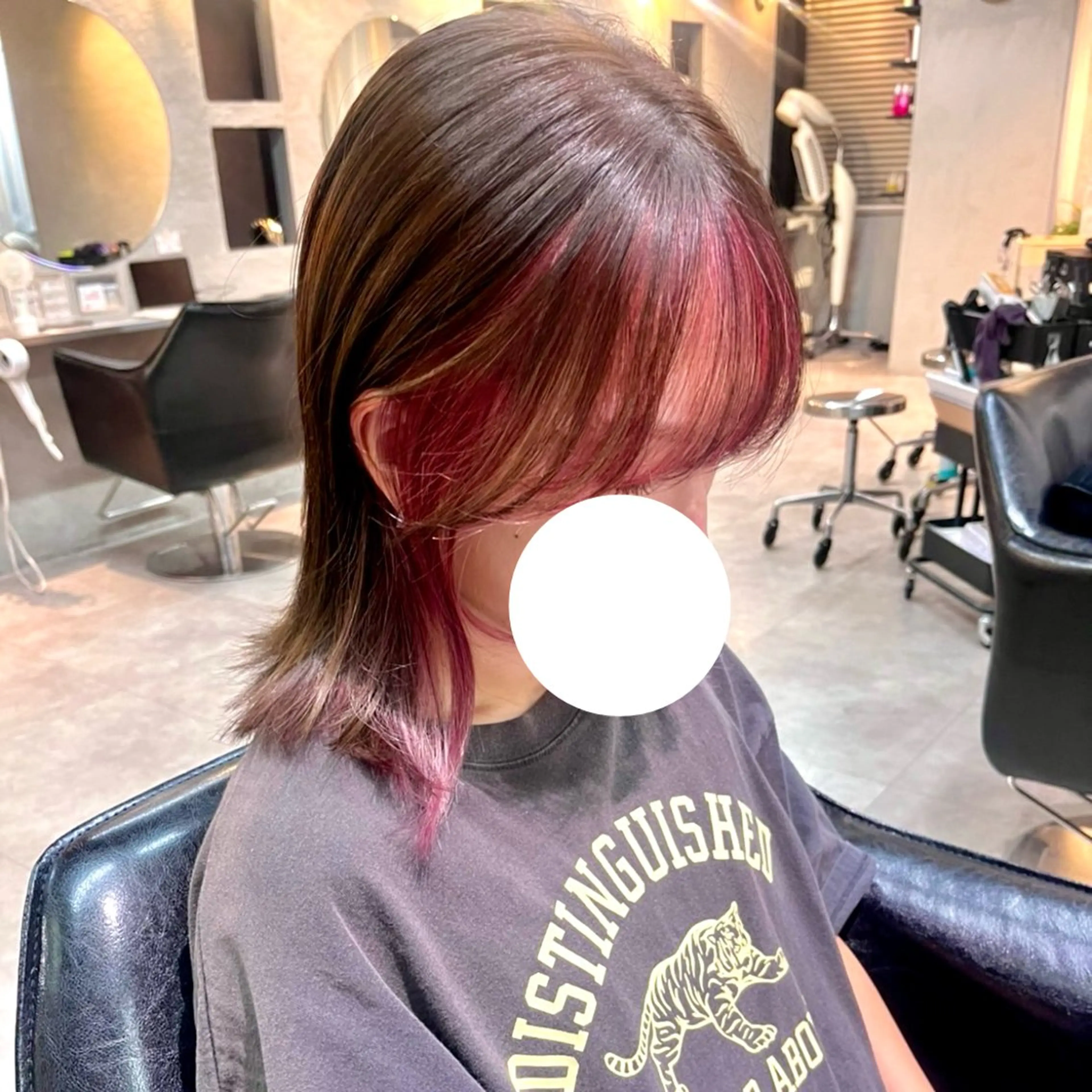 【✨️ブリーチ込✨️】インナーカラー🌈︎💕︎の写真