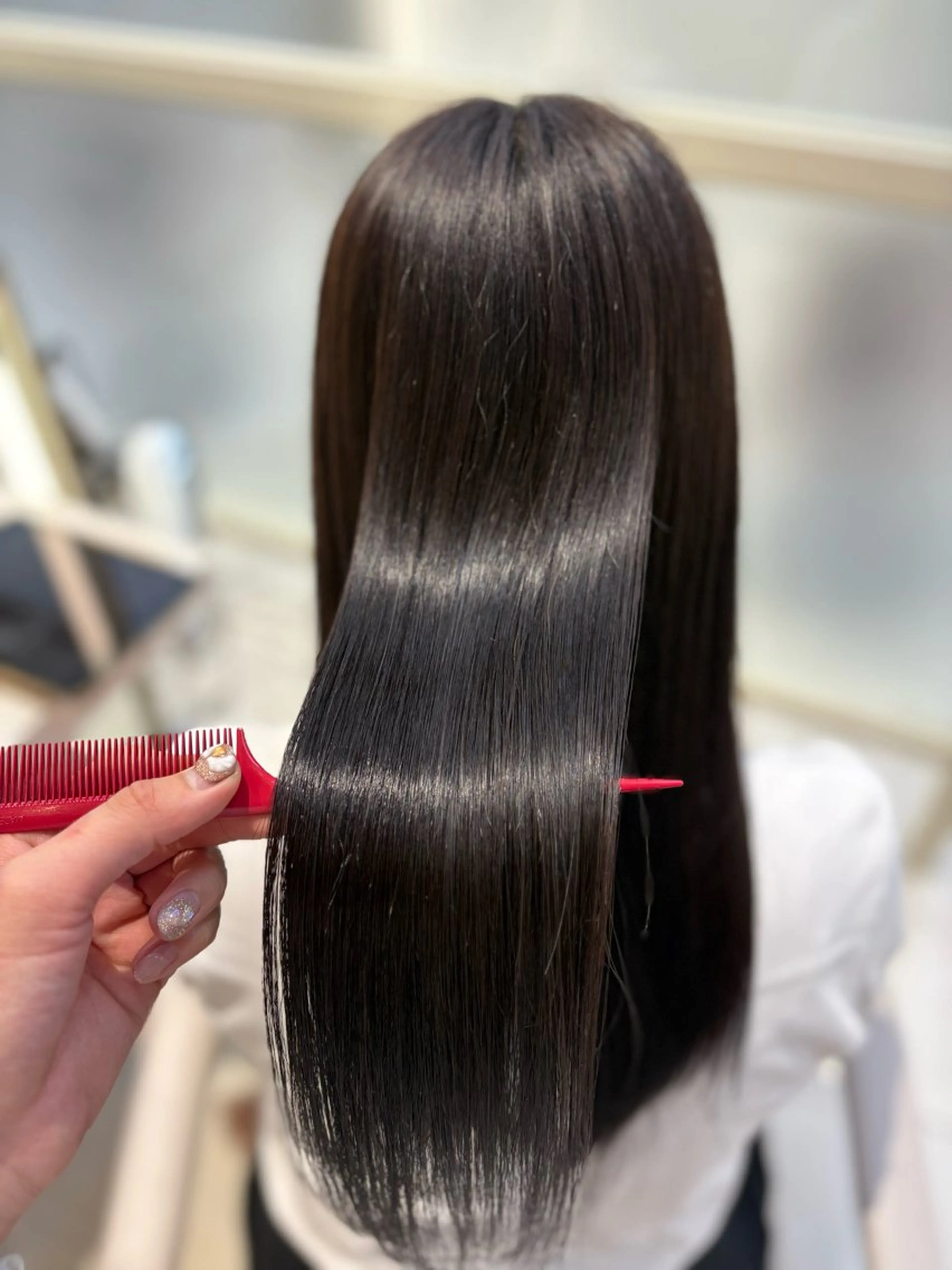 セミロング ヘアカラー トリートメント つや髪/ライブヘア /Miya🎀🪽のヘアスタイル