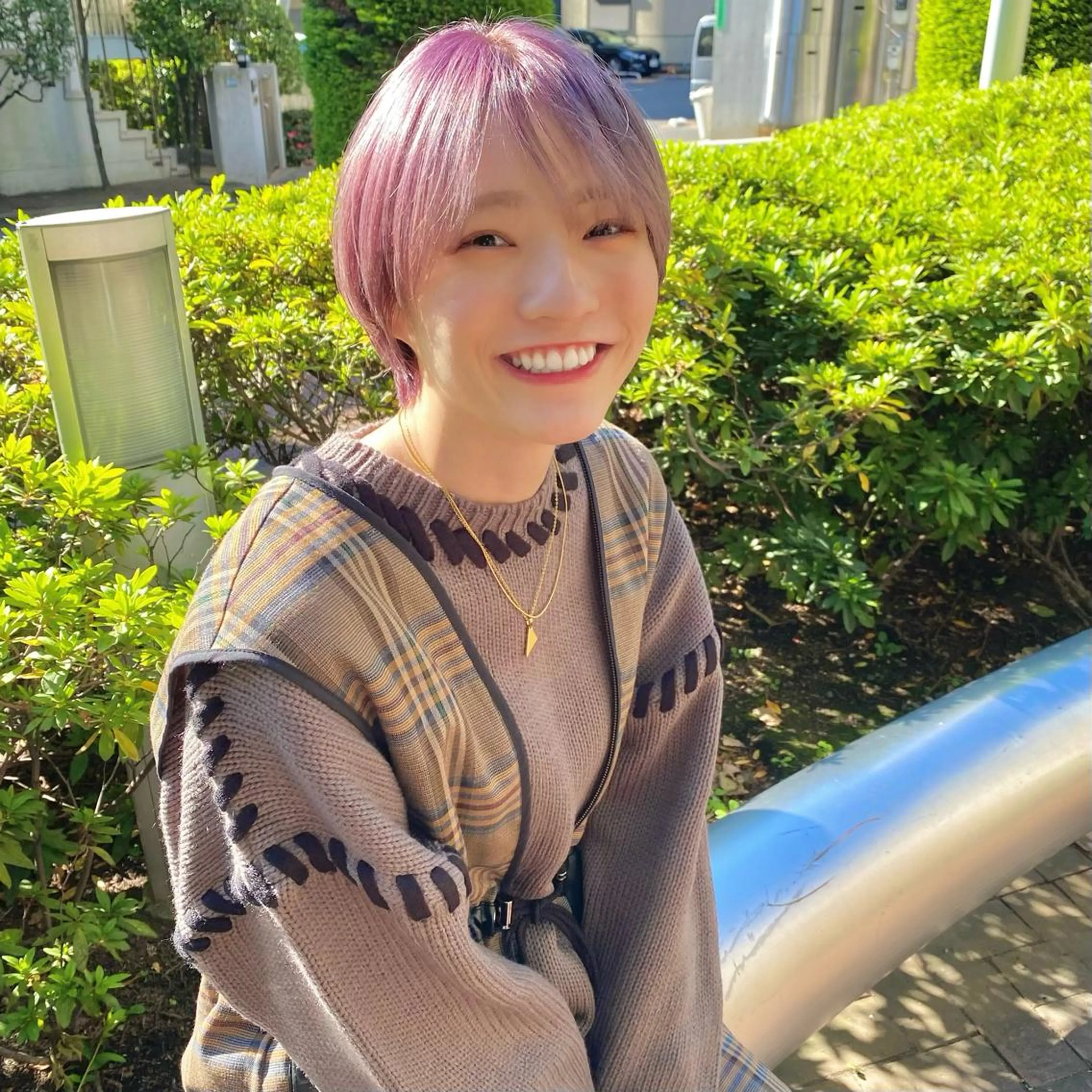 ショート カラー ハンサムショート ショートヘア カット ヘアカラー トリートメント ボブ/縮毛矯正/ レイヤー/塚田のヘアスタイル