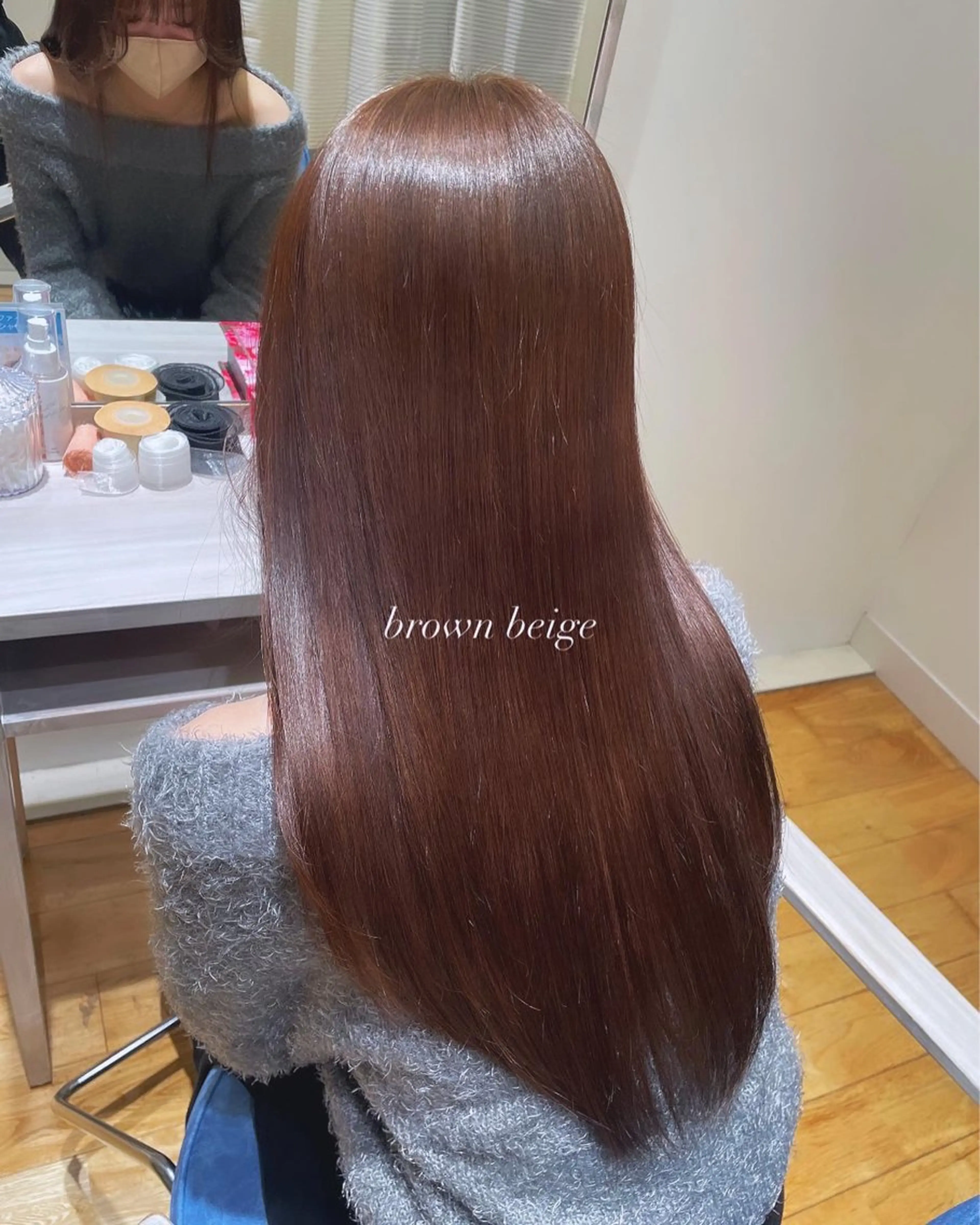 ロング 透明感巻ける縮毛矯正 可愛いStyle杏琉のヘアスタイル