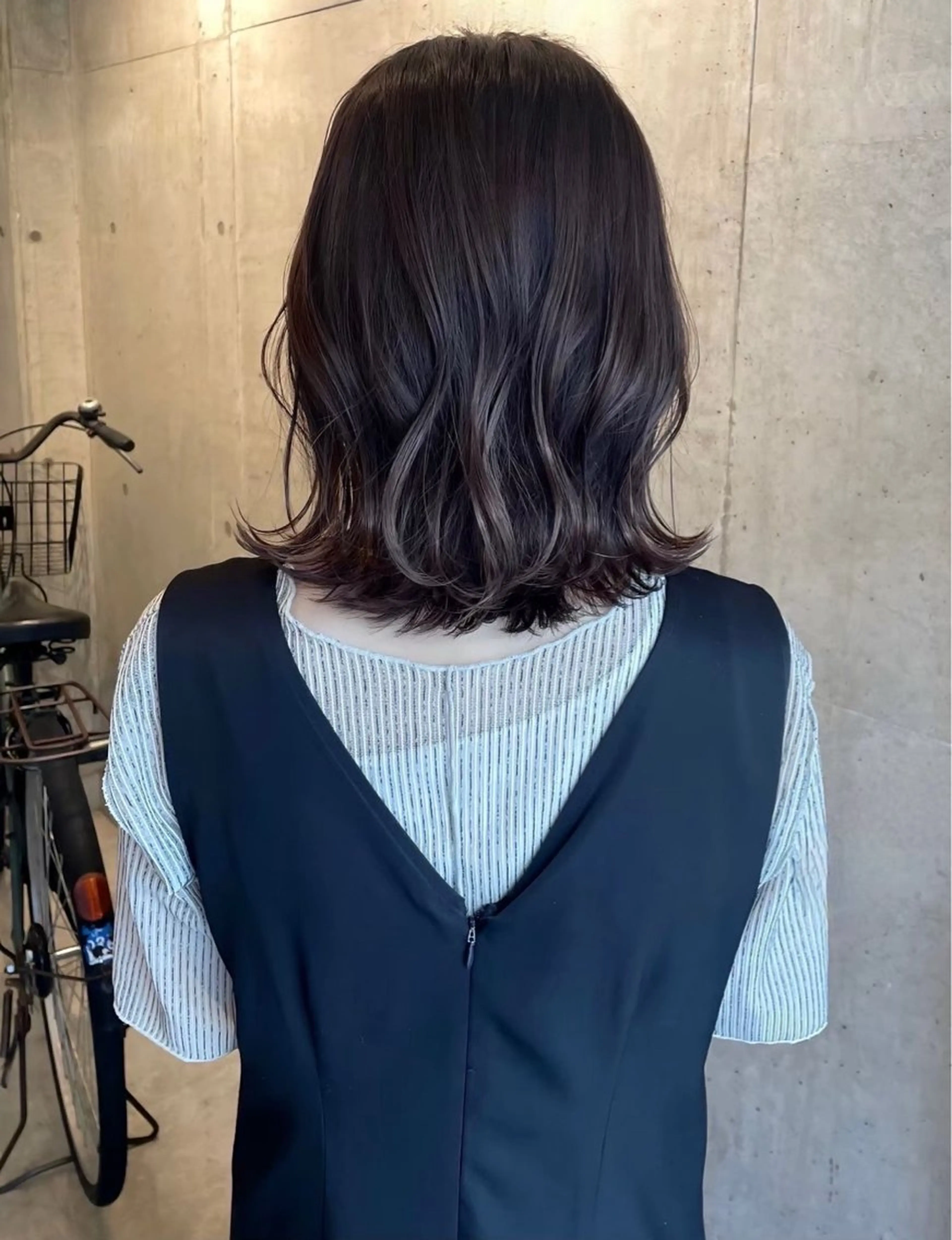 ミディアム カット ヘアカラー ROCCA hair HARU🩵のヘアスタイル