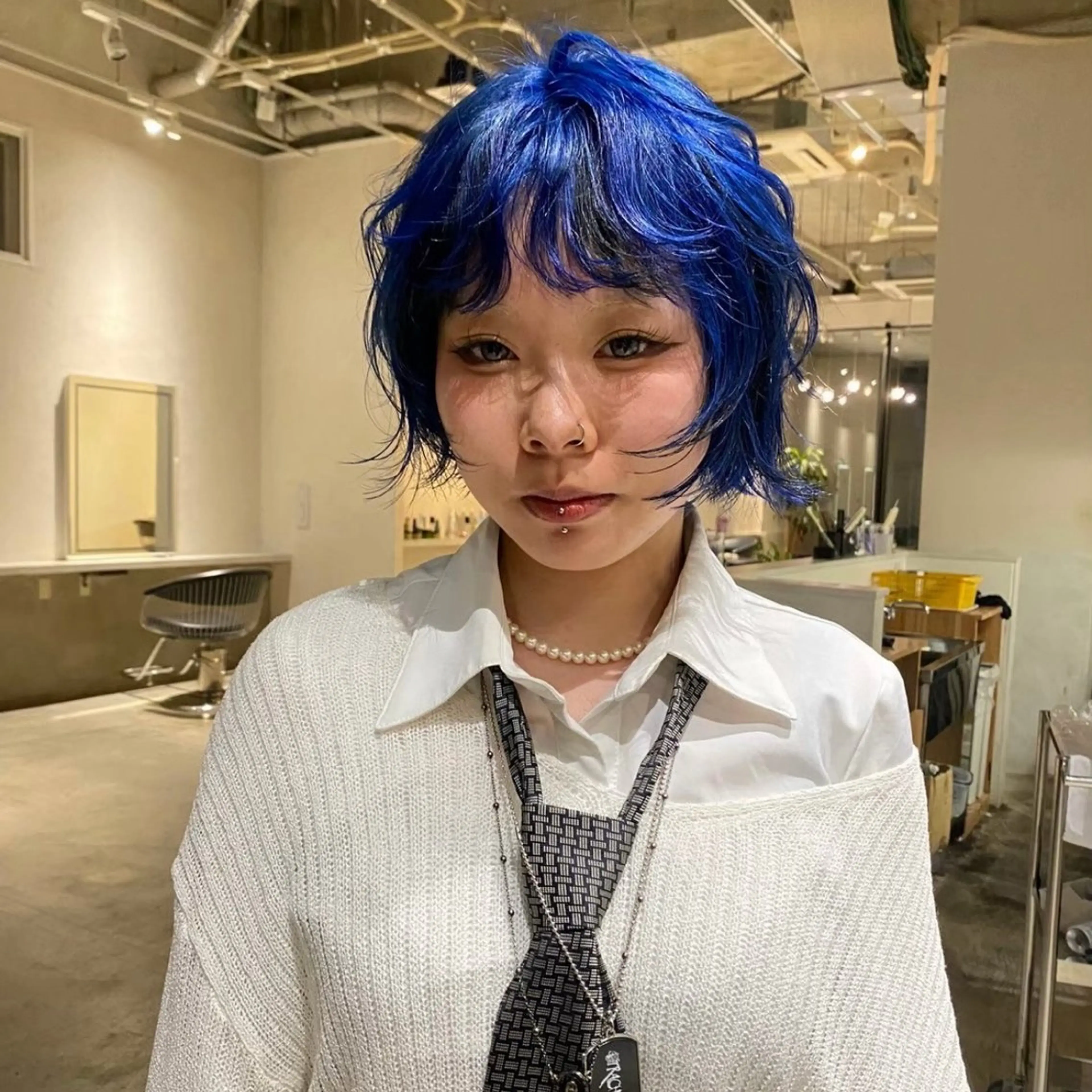 ミディアム カラー ハイトーンブリーチ 名古屋/FUTOのヘアスタイル