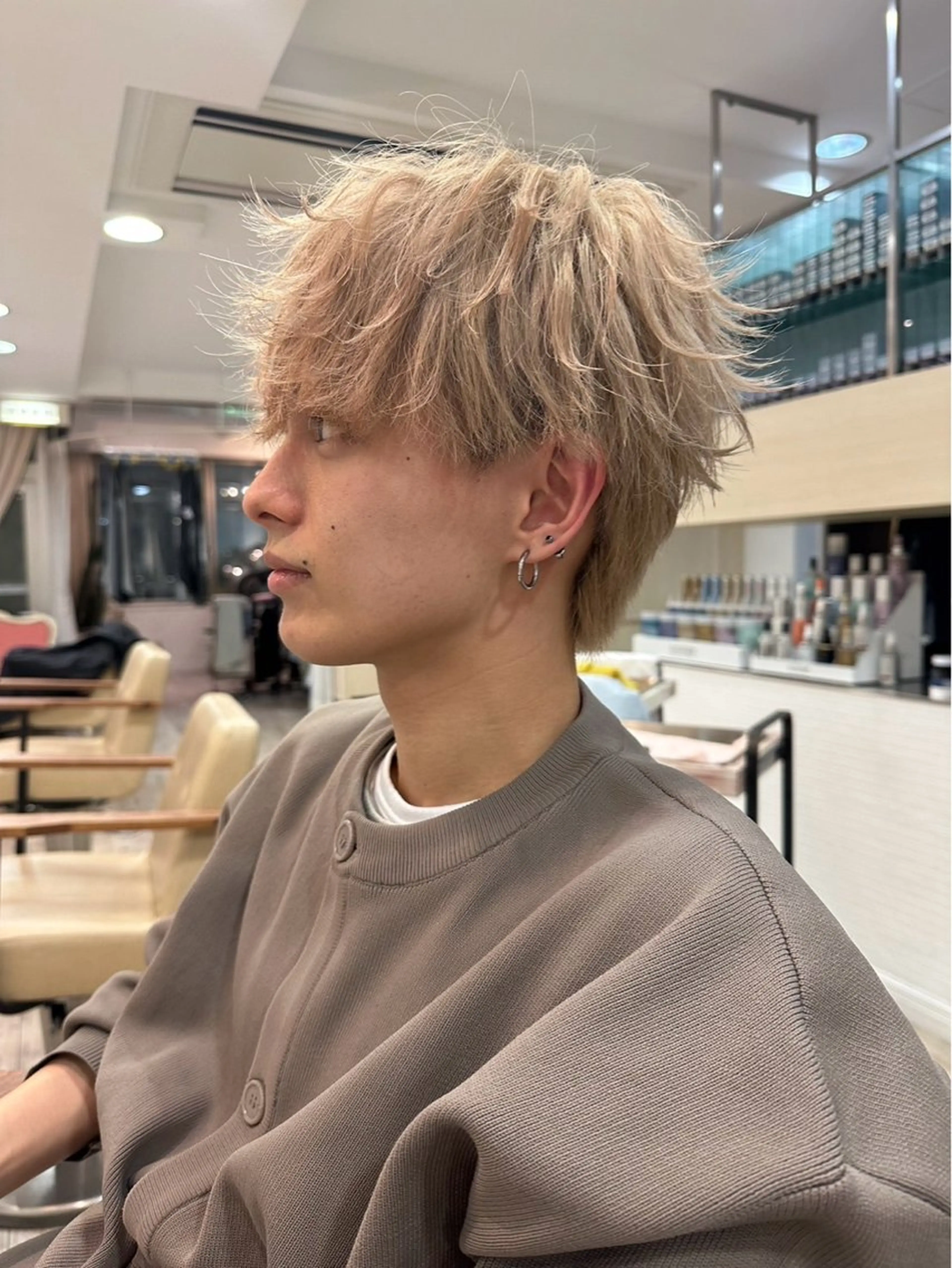 ショート カラー メンズ MIKU 名古屋/矢場町のヘアスタイル