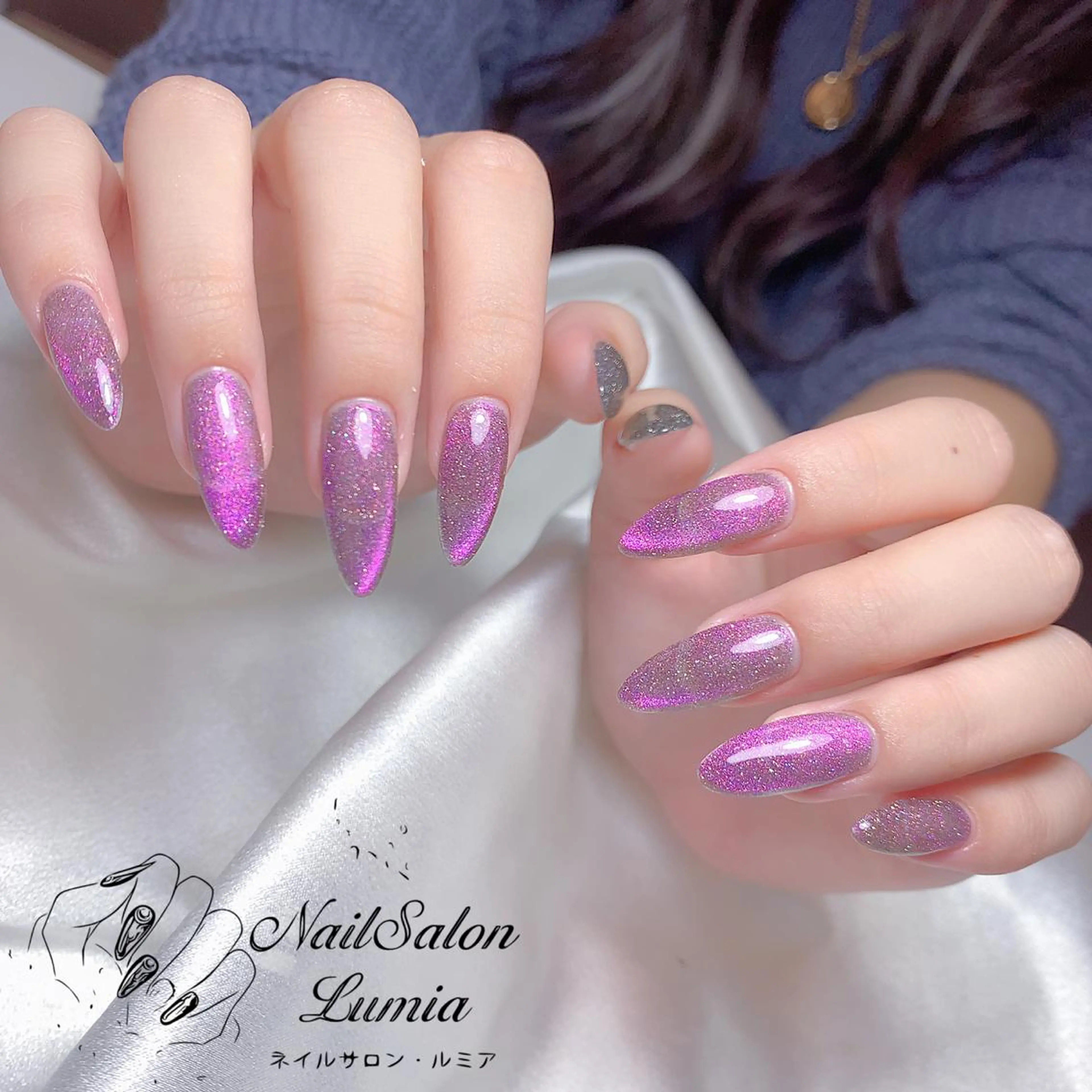 ネイル ハンドネイル ネイルサロン ルミア Lumia 店長のネイルデザイン