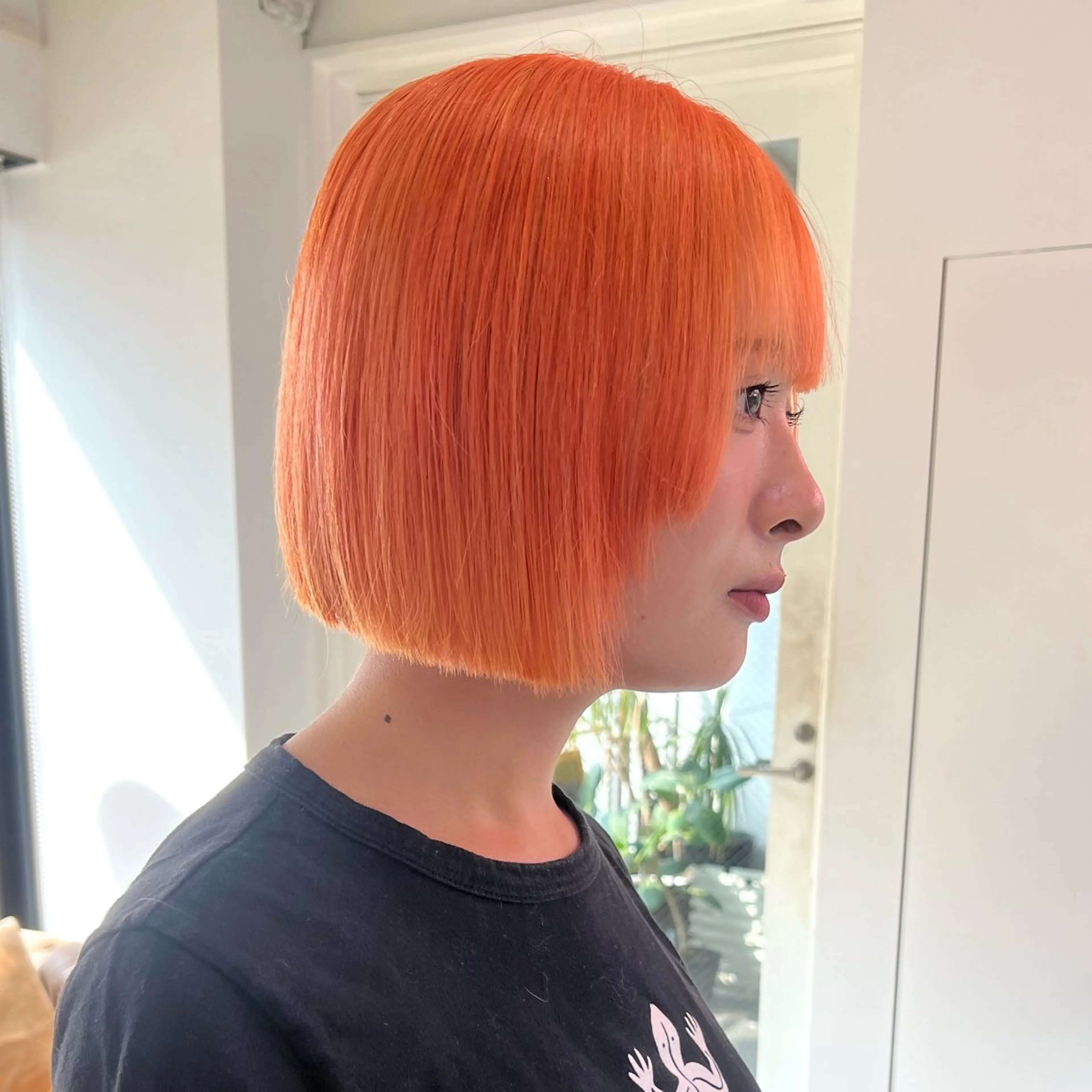 ショート カラー ヘアアレンジ 🧨ブリーチー×ボブ レイヤー💎じゅえるのヘアスタイル